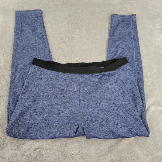 Cuddl Duds Women Pants XL Pull On Climate Right Lightweight Blue Heather Active
