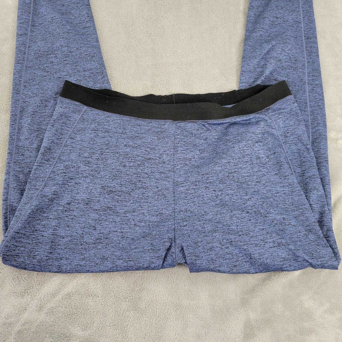 Cuddl Duds Women Pants XL Pull On Climate Right Lightweight Blue Heather Active