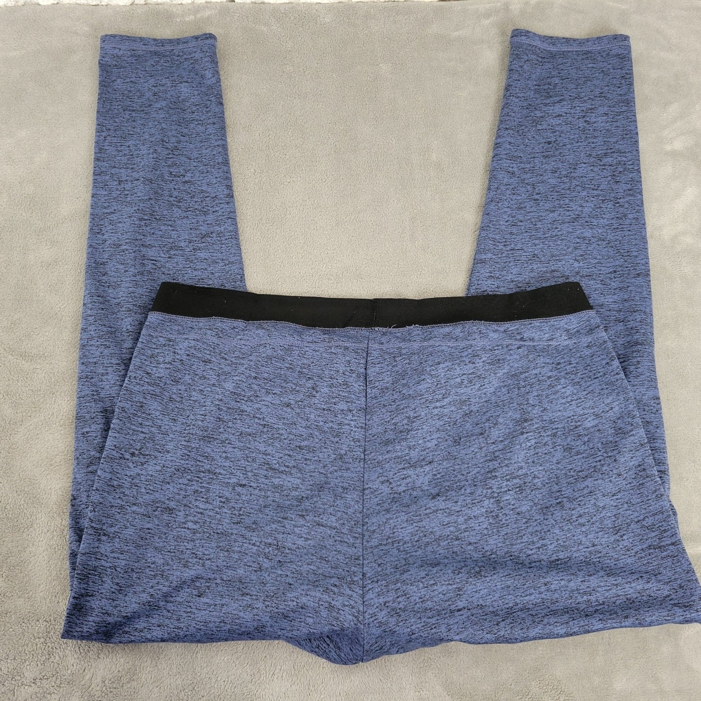 Cuddl Duds Women Pants XL Pull On Climate Right Lightweight Blue Heather Active