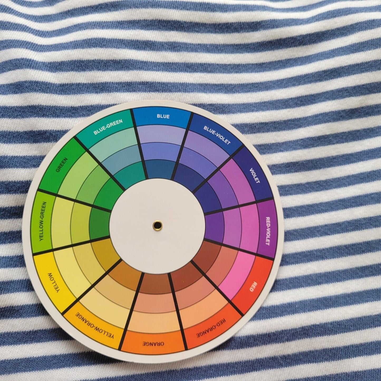 Old Navy Women Top XXL Tee Knit Cuff Sleeve Blue Stripe Cotton Blend Lightweight