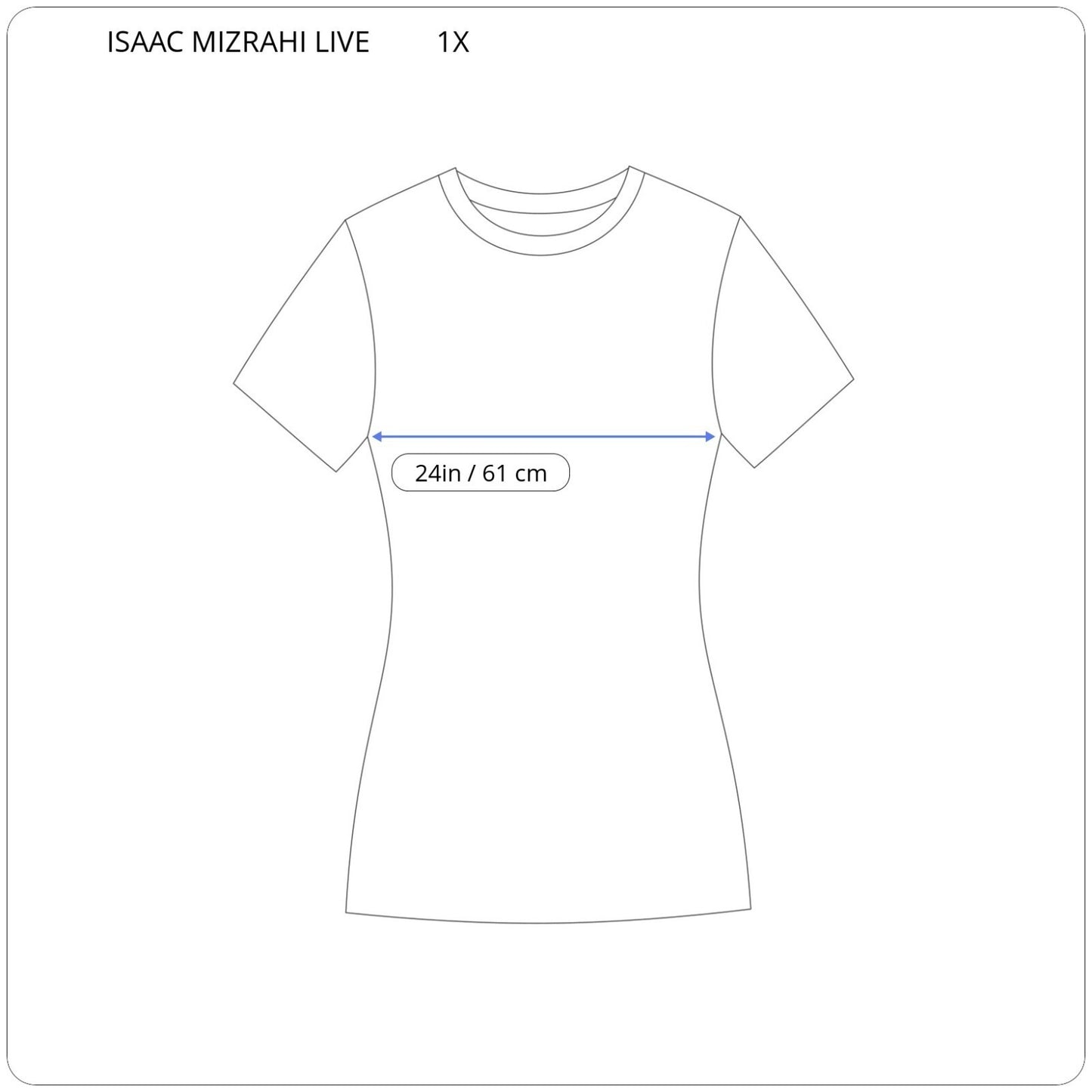 Isaac Mizrahi Live QVC Womens Top 1X Plus Tee Short Sleeve Black Cotton Casual