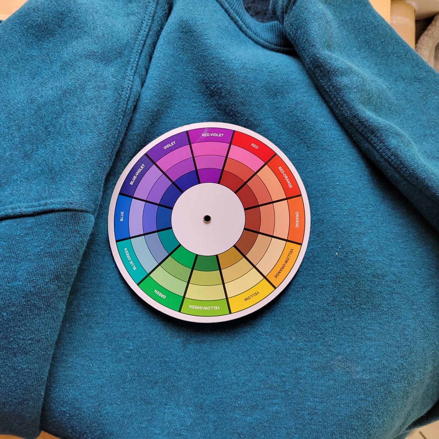 Danskin Womens Sweatshirt XXL Plus Long Sleeve Blue Green Cotton Blend Pockets