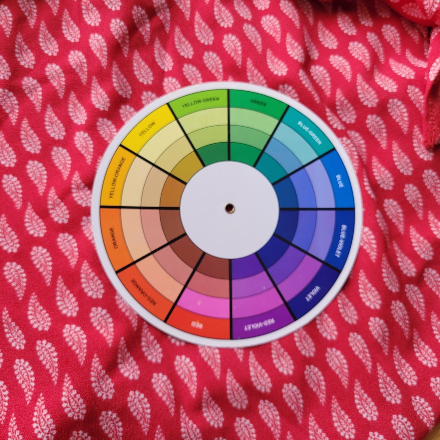 Cato Est 1946 Women Top 14W 16W Plus Swing Red Paisley Cold Shoulder Poly Blend