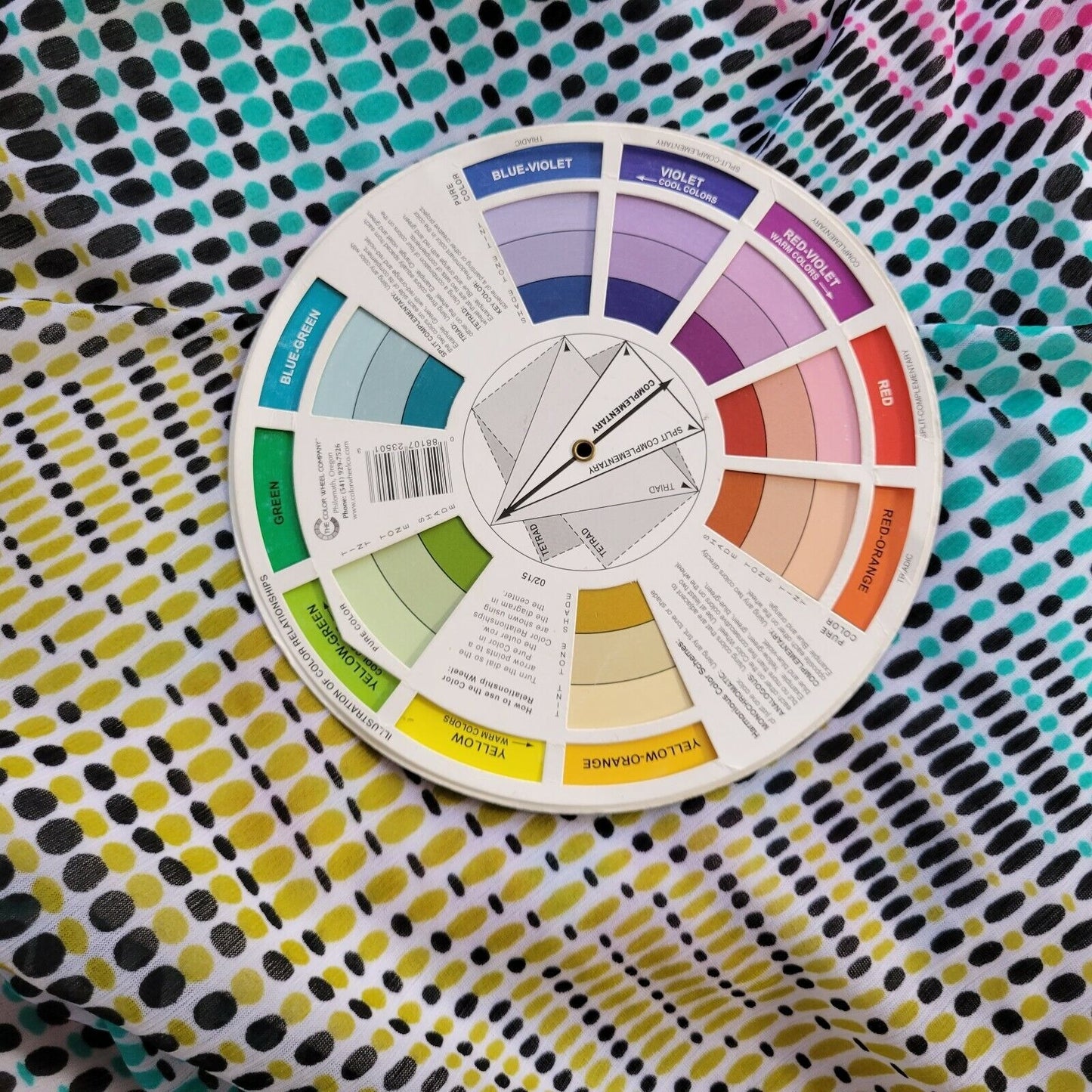 Worthington Womens Top 1X Plus Sleeveless Tank Circle Blue Geometric Pleated