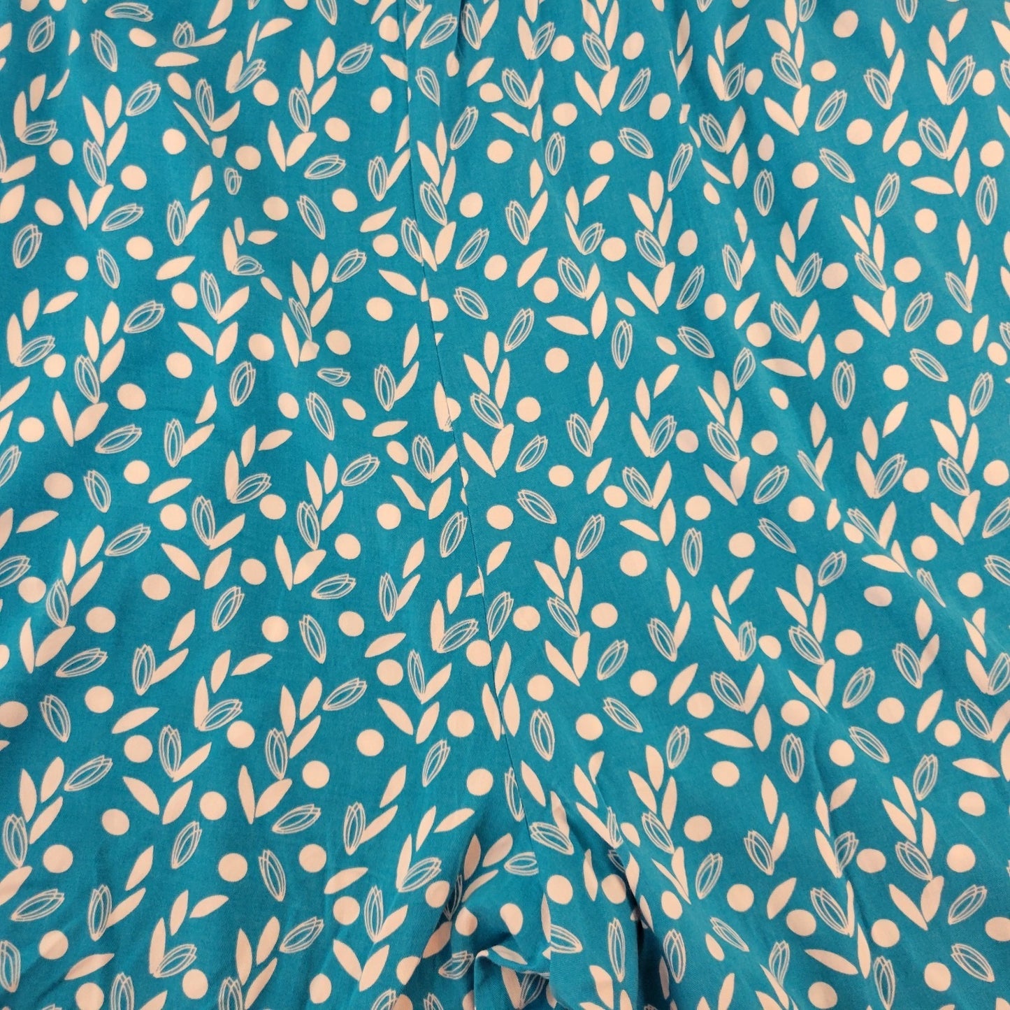 Lane Bryant Womens Shorts 22 24 Plus Pull On Lightweight Blue Floral Pockets
