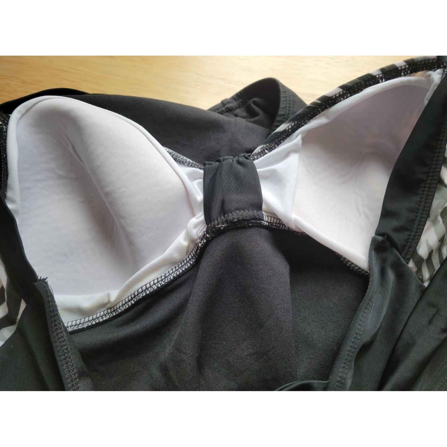 Catalina Womens Swimsuit 3X 22W 24W Plus One Piece Animal Print Bra Cross Back