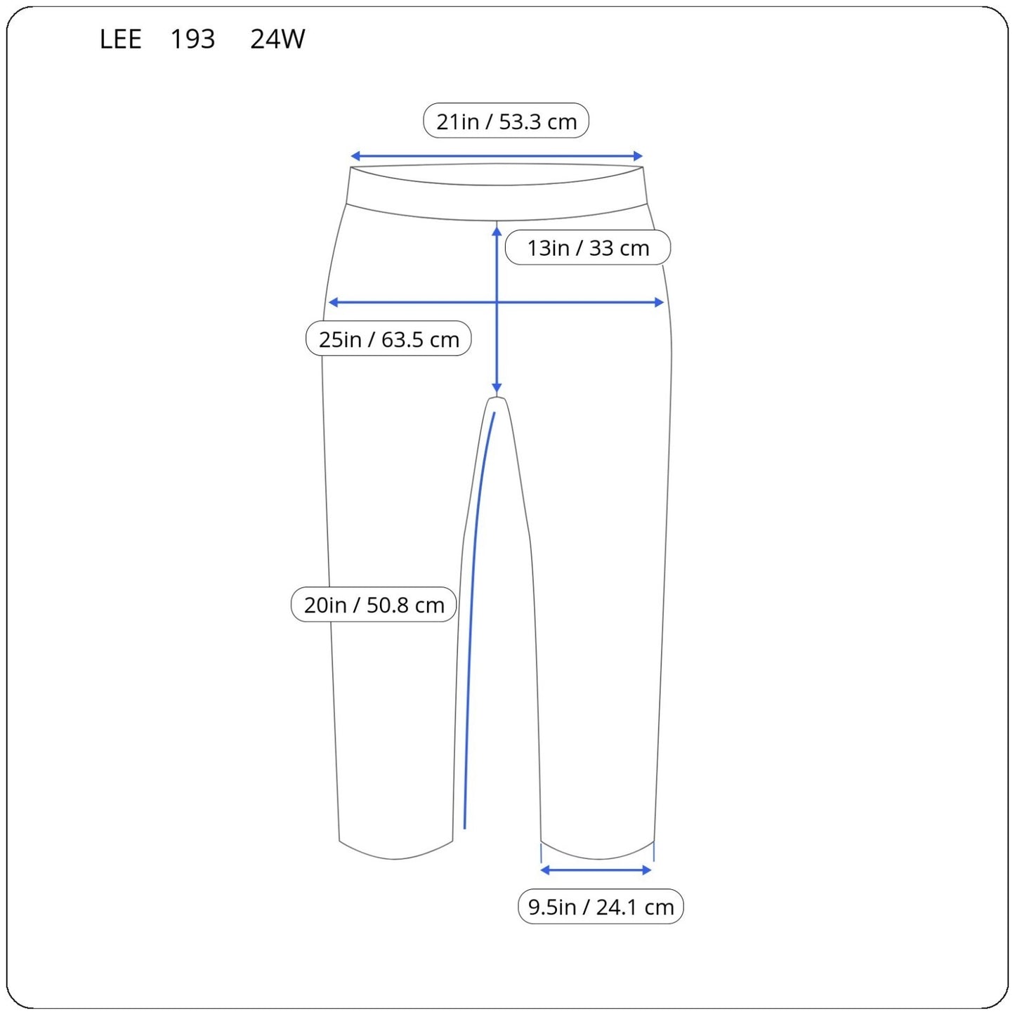 Lee Womens Pants 24W Plus Capri Cargo Relaxed Fit Blue Pull On Lightweight Comfy