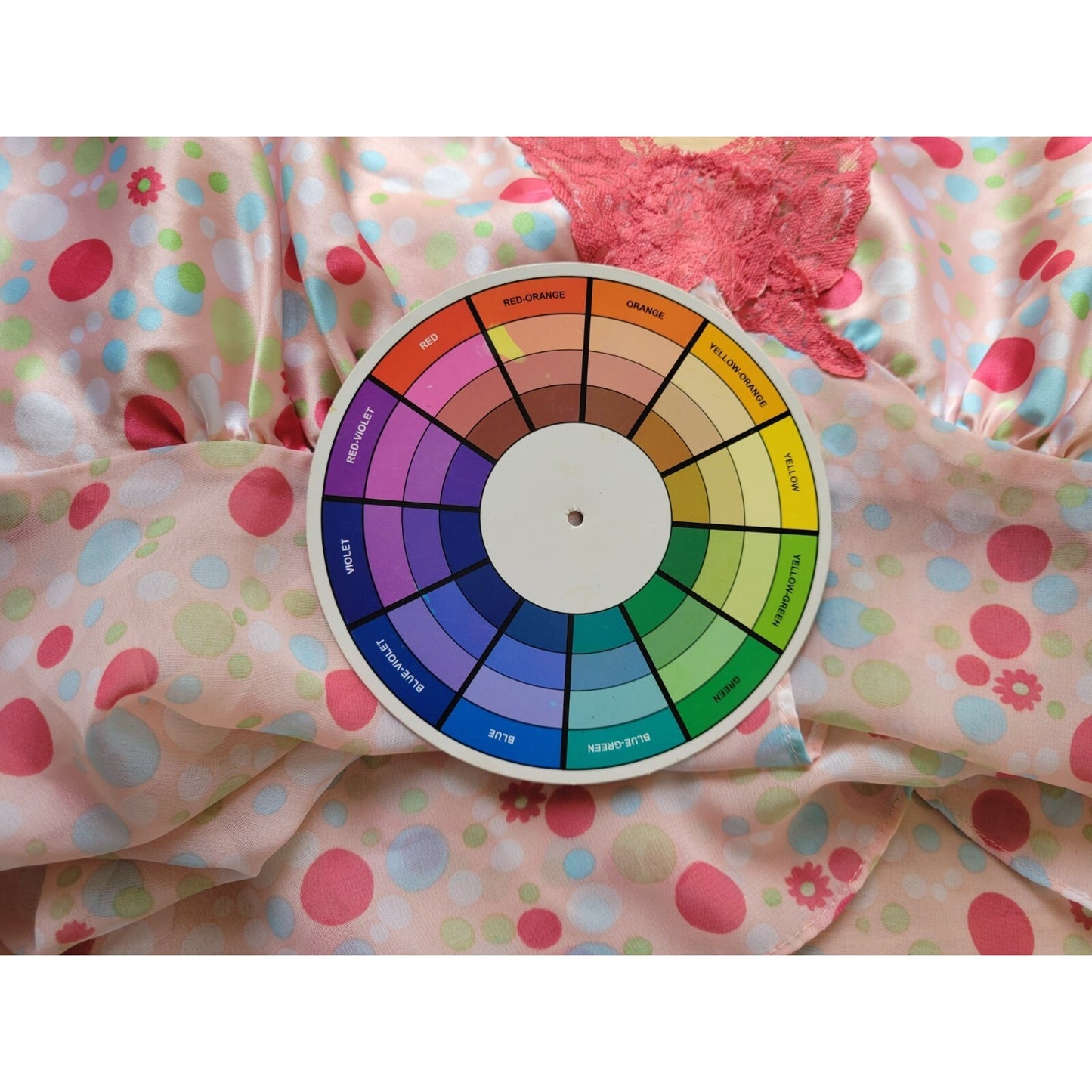 Secret Treasures Women Top 2X Plus Cami Pink Polka Dot Lace Trim Open Front