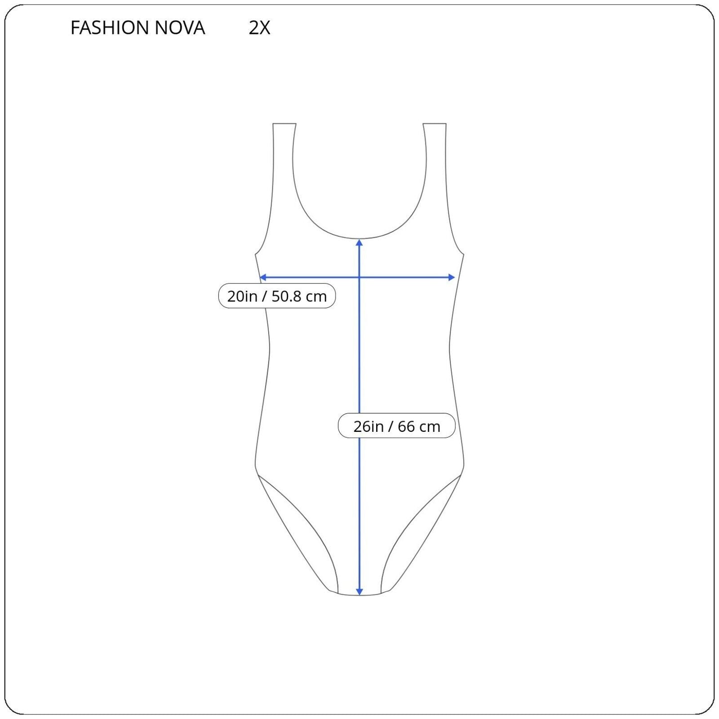 Fashion Nova Bodysuit 2X Sleeveless Wide Strap Blue Tie Dye Poly Blend Comfy