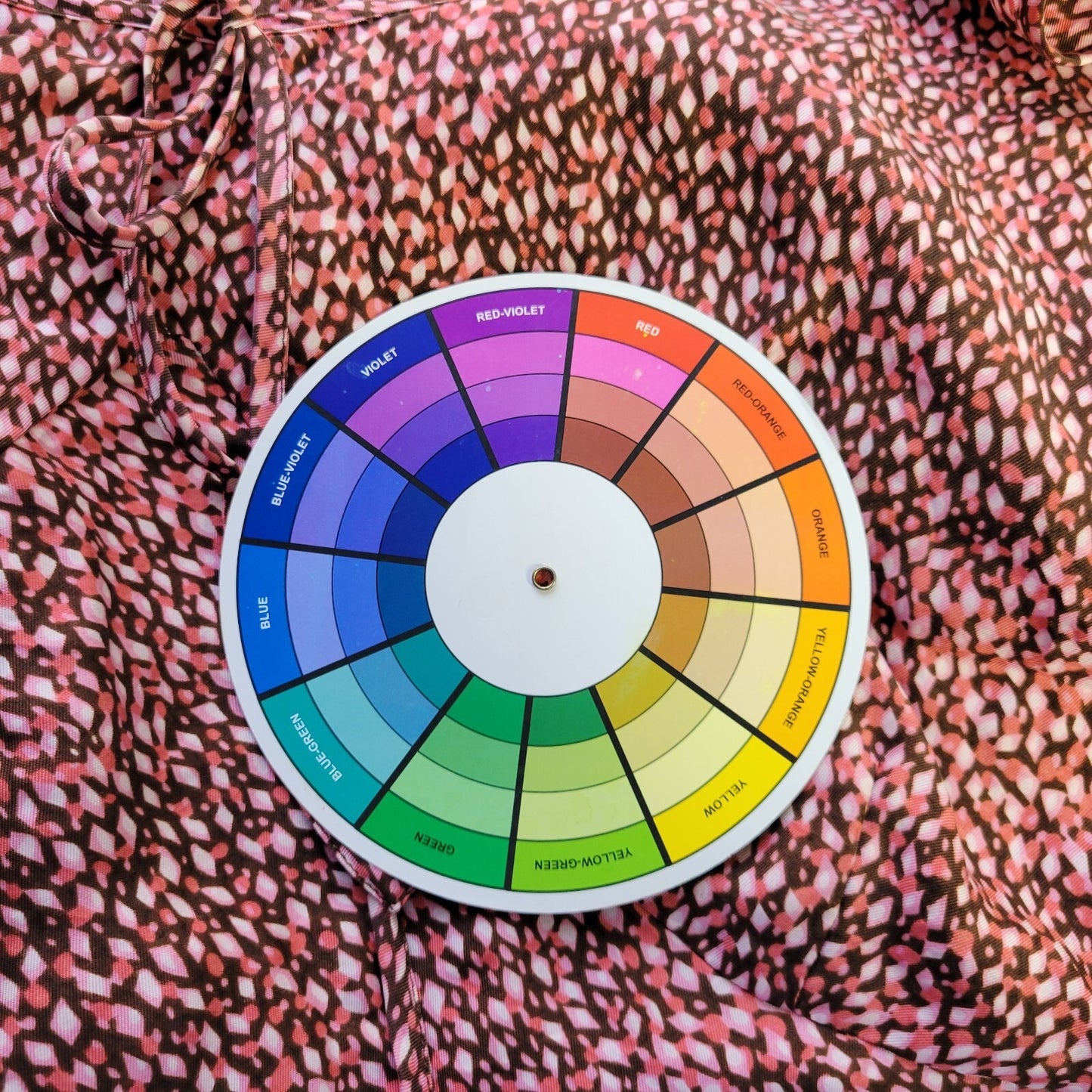 Avenue Womens Top 30 32 Plus Tank Pink Brown Geometric Silk Office Casual