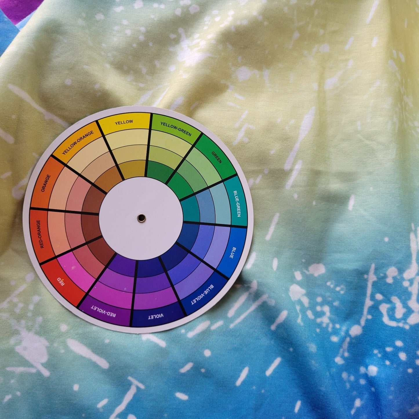 Womens Top 2XL Plus Tee Short Sleeve Just Breathe Dandelion Comfy Purple Blue