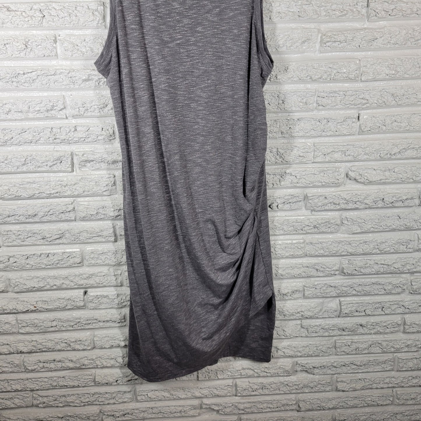 Tek Gear Dry Tek Womens Dress XL Tank Shift Gray Poly Blend Casual Comfy Stretch