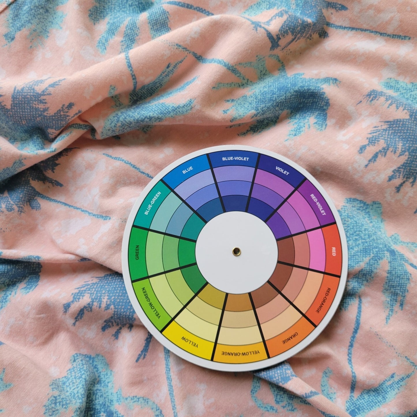 Sonoma Womens Top XXL Plus Tank Tropical Palm Trees Lightweight Blue Floral