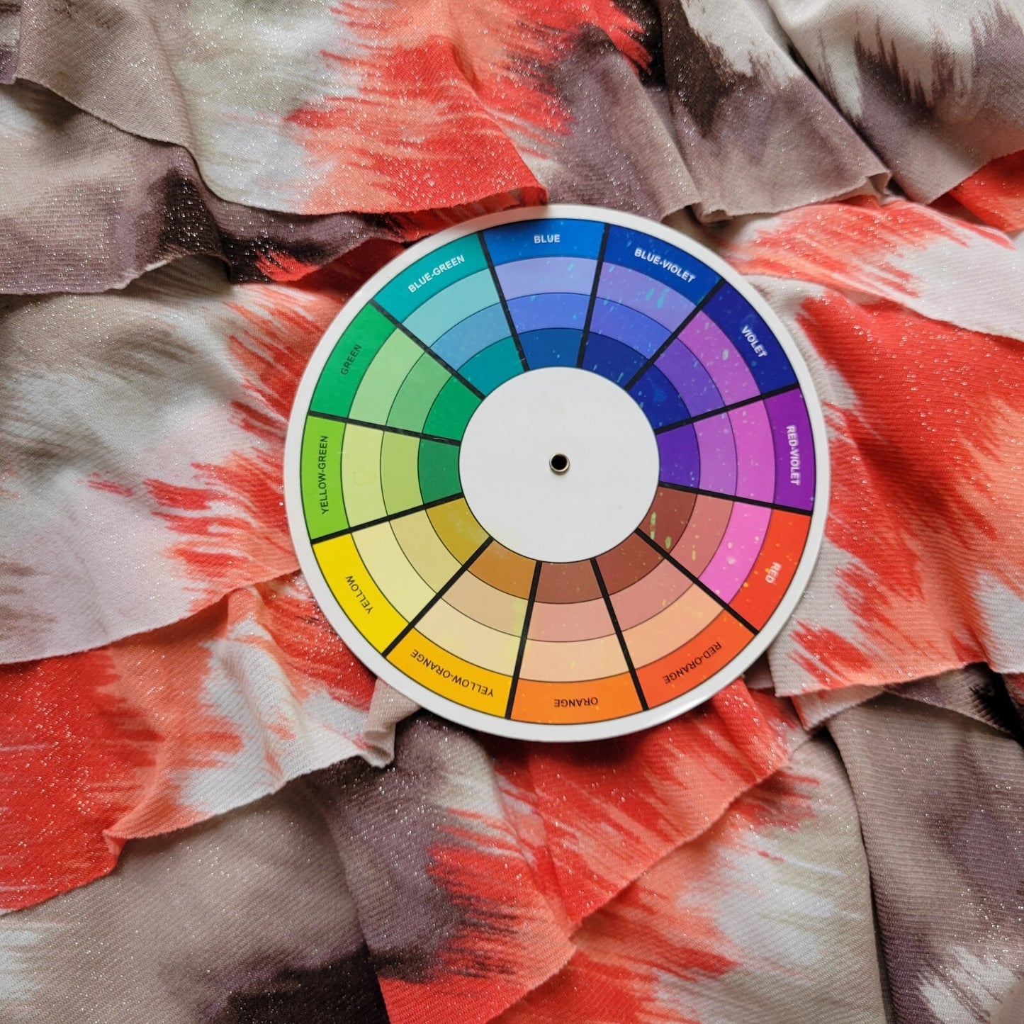 Style Co Womens Top 1X Tank Pink Gray Watercolor Lightweight Nylon Office Casual