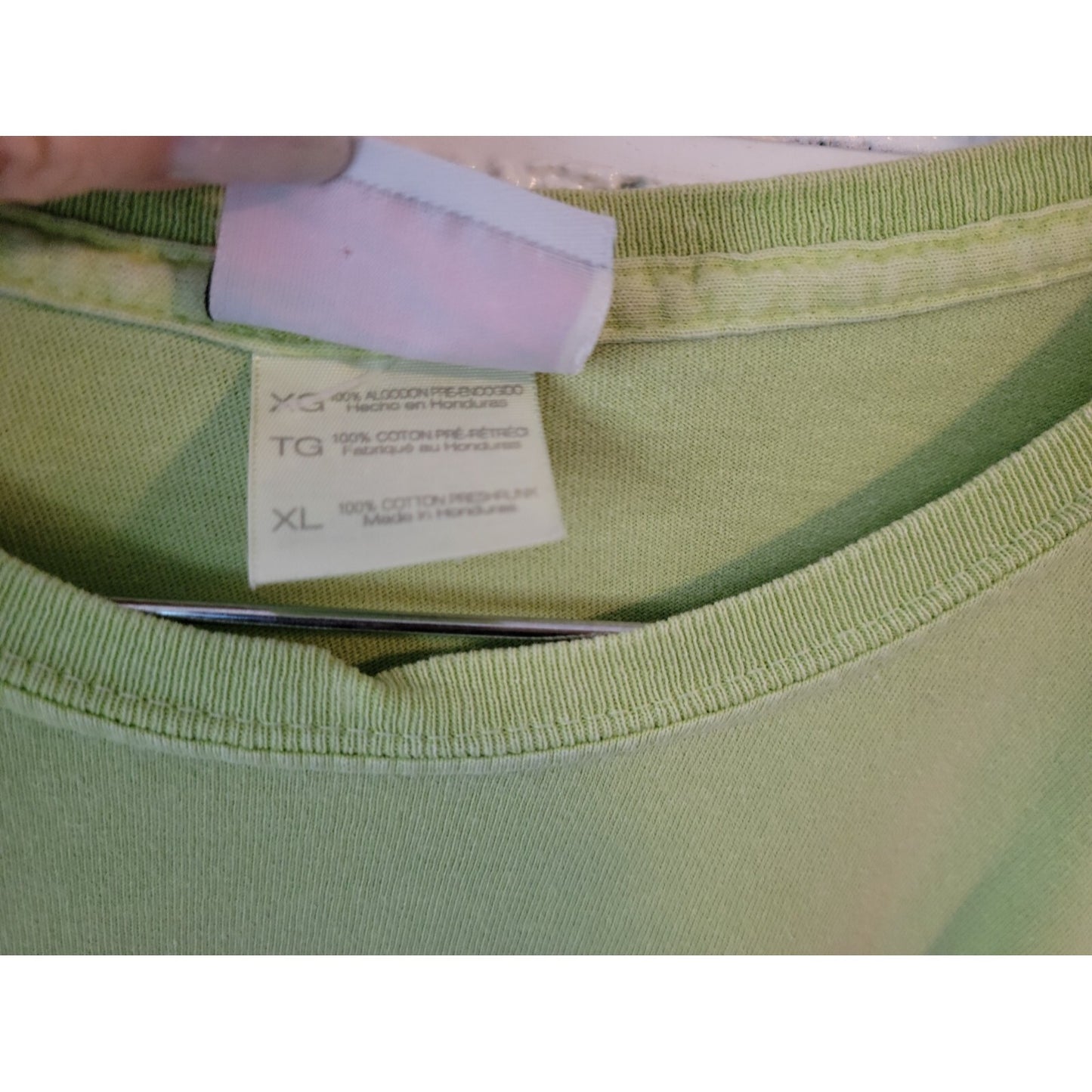 NASA Kennedy Center Adult Top Extra Large XL Tee Green I Need Space Cotton Crew