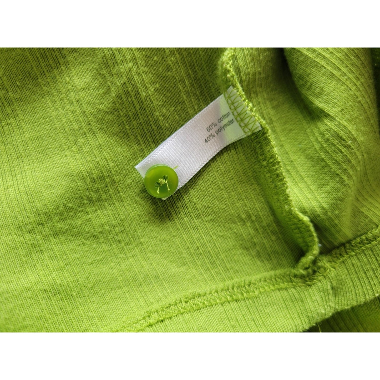 Fashion Bug Womens Top 2X Plus Long Roll Tab Sleeve Green Casual Quarter Button