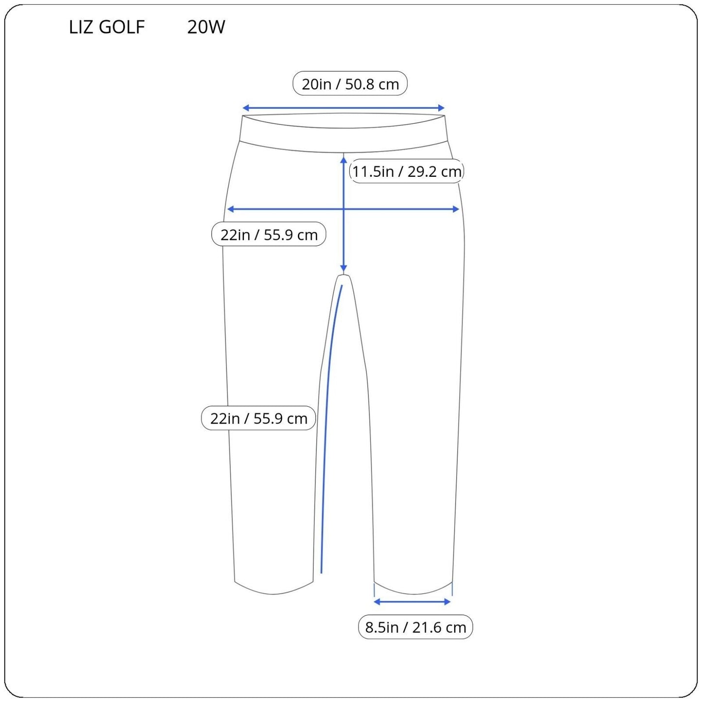 Liz Golf Claiborne Womens Pants 20W Audra Capri Black Zip Fly Cotton Blend Comfy