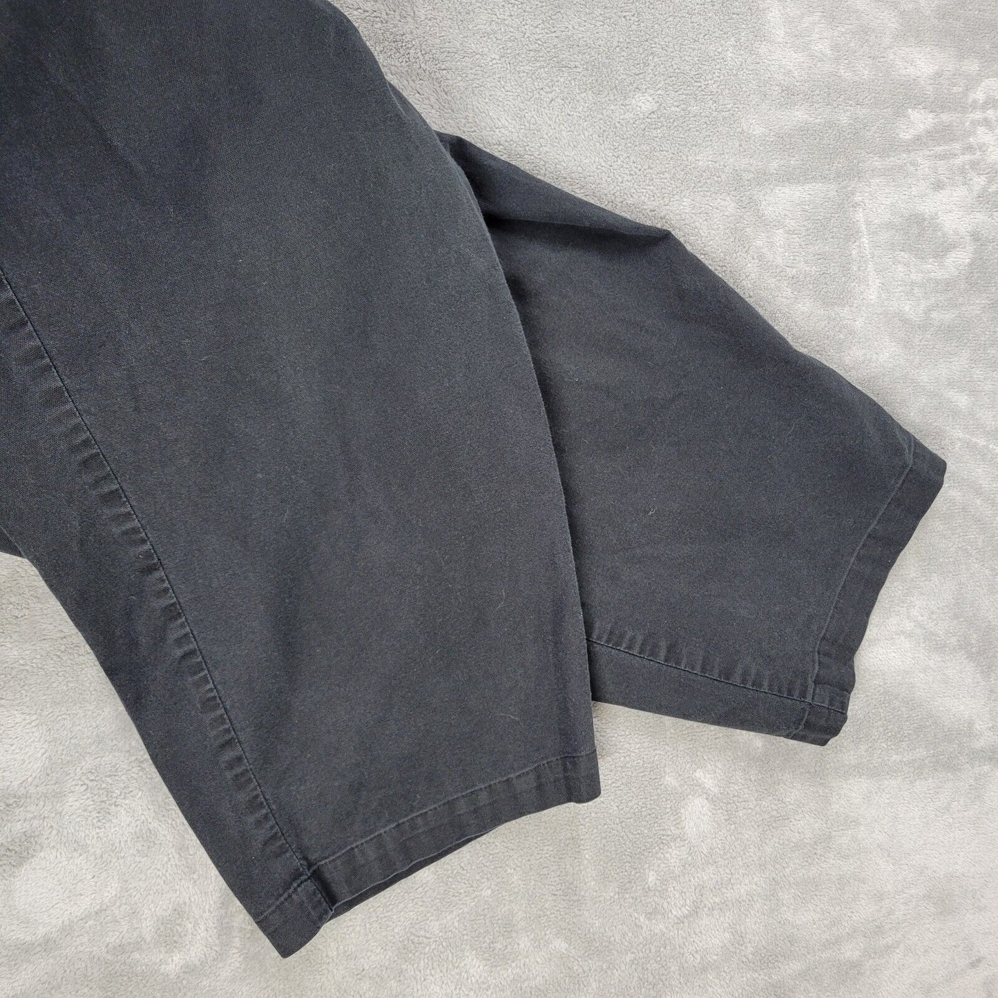 Liz Golf Claiborne Womens Pants 20W Audra Capri Black Zip Fly Cotton Blend Comfy
