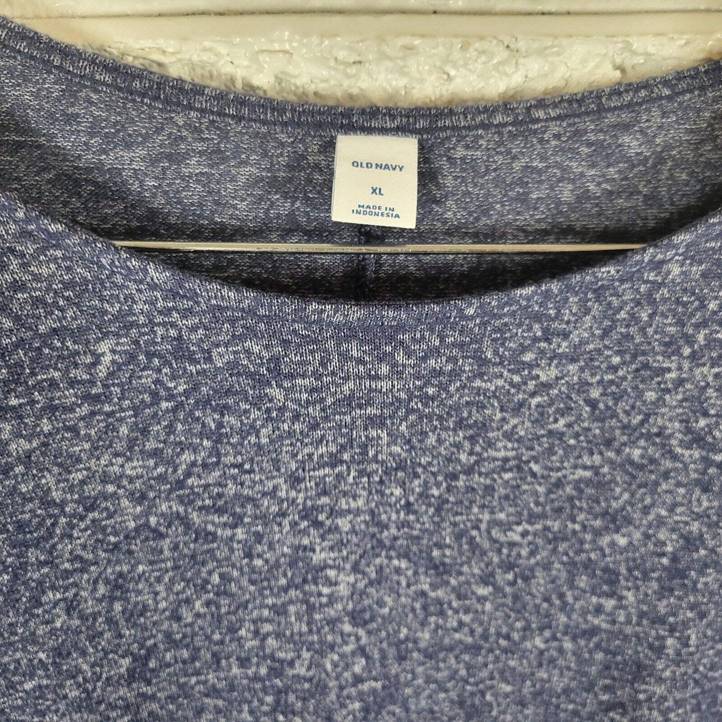 Old Navy Women Dress XL Long Sleeve Blue Heather Pullover Lightweight Knit Comfy