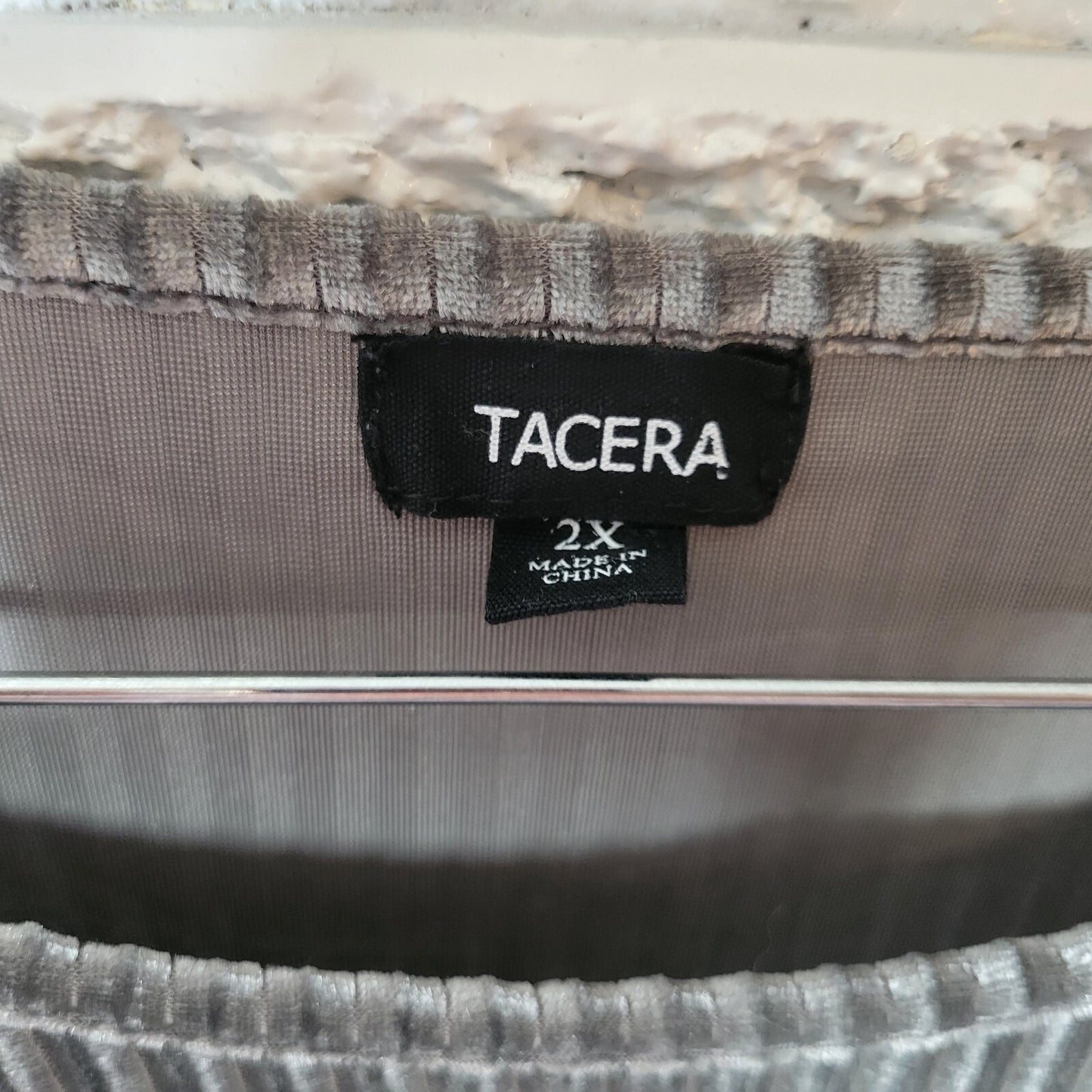 Tacera Womens Swim Coverup 2X Plus Robe Dress Gray Velour Soft Comfy Pockets