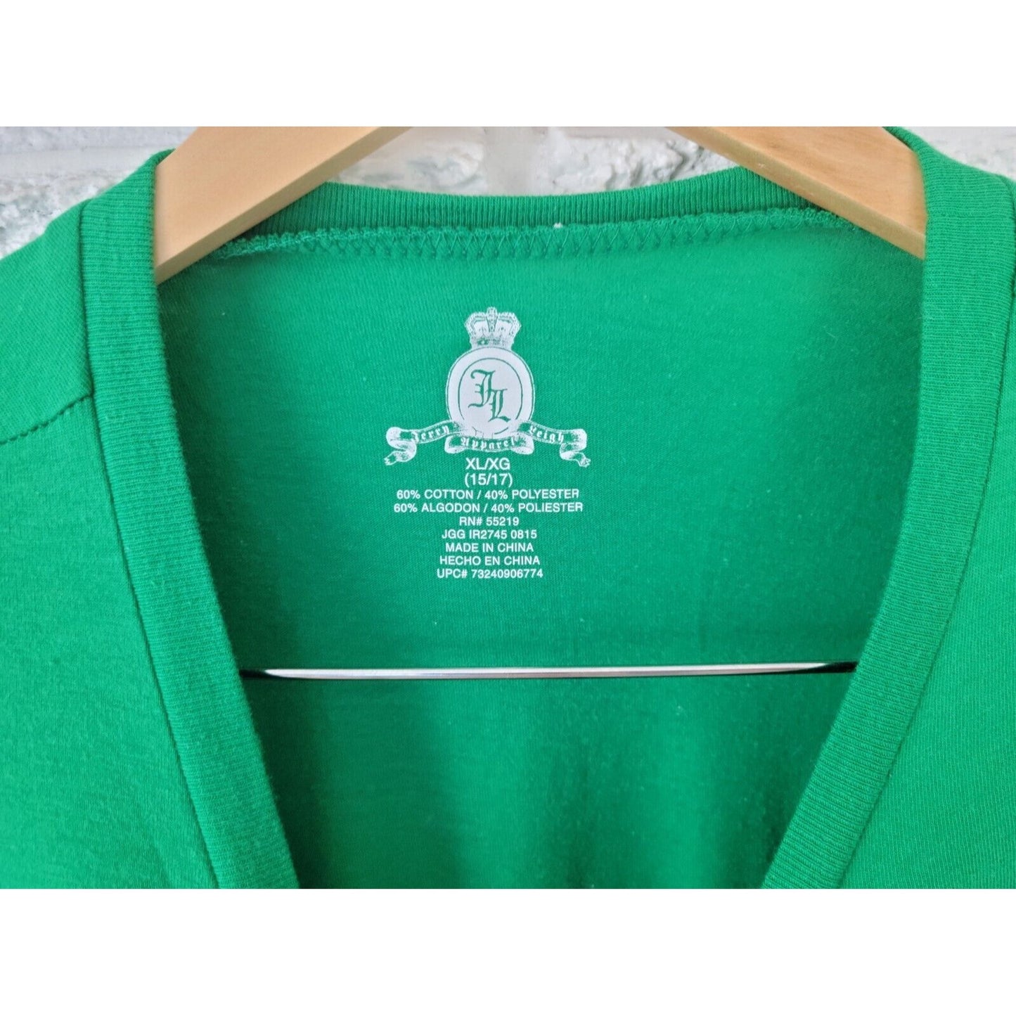 Christmas Womens Shirt Extra Large XL Tee Long Sleeve Bulldog Elfie Selfie Green