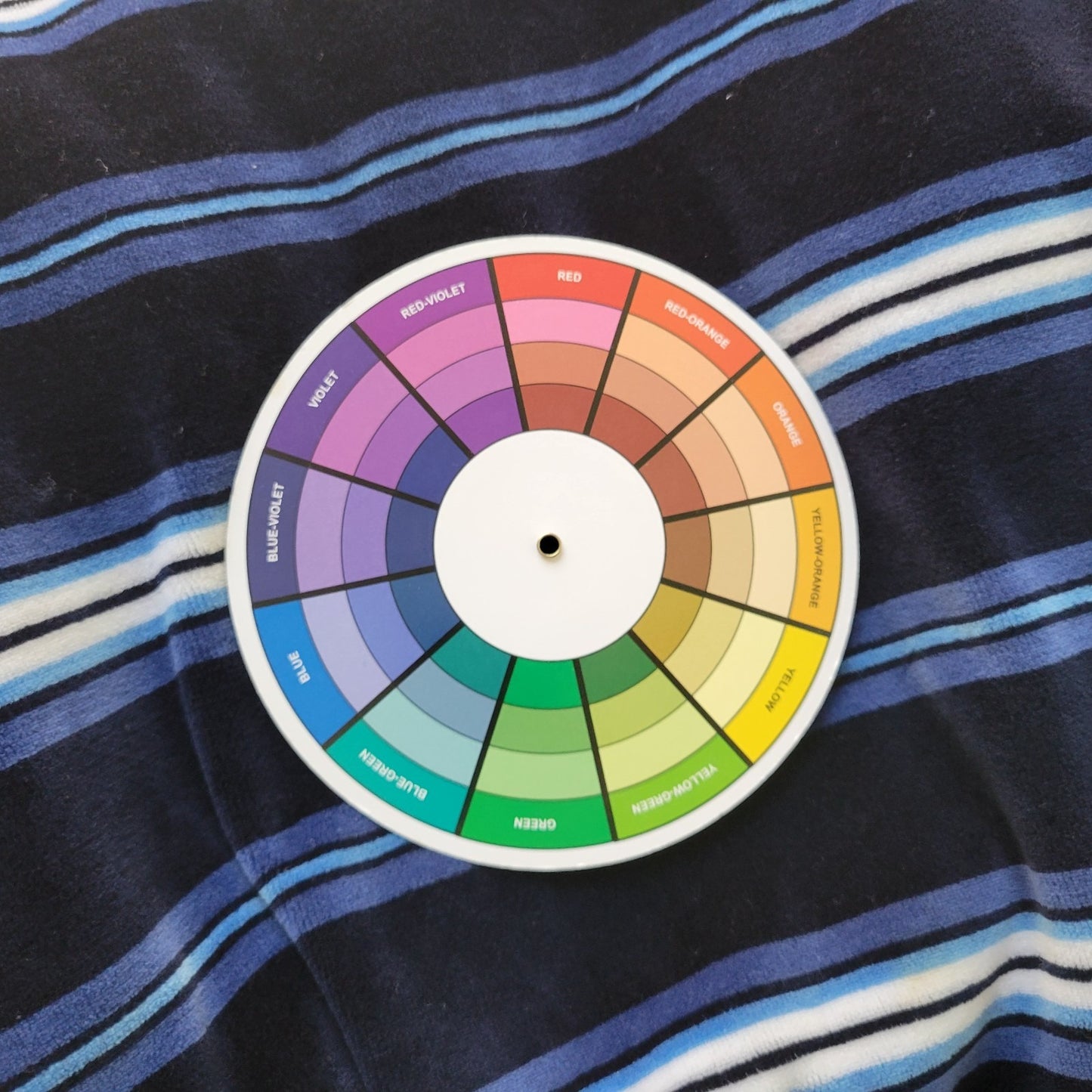 Jones New York Sport Womens Sweatshirt 3X Plus Blue Stripe Velour Pockets Soft