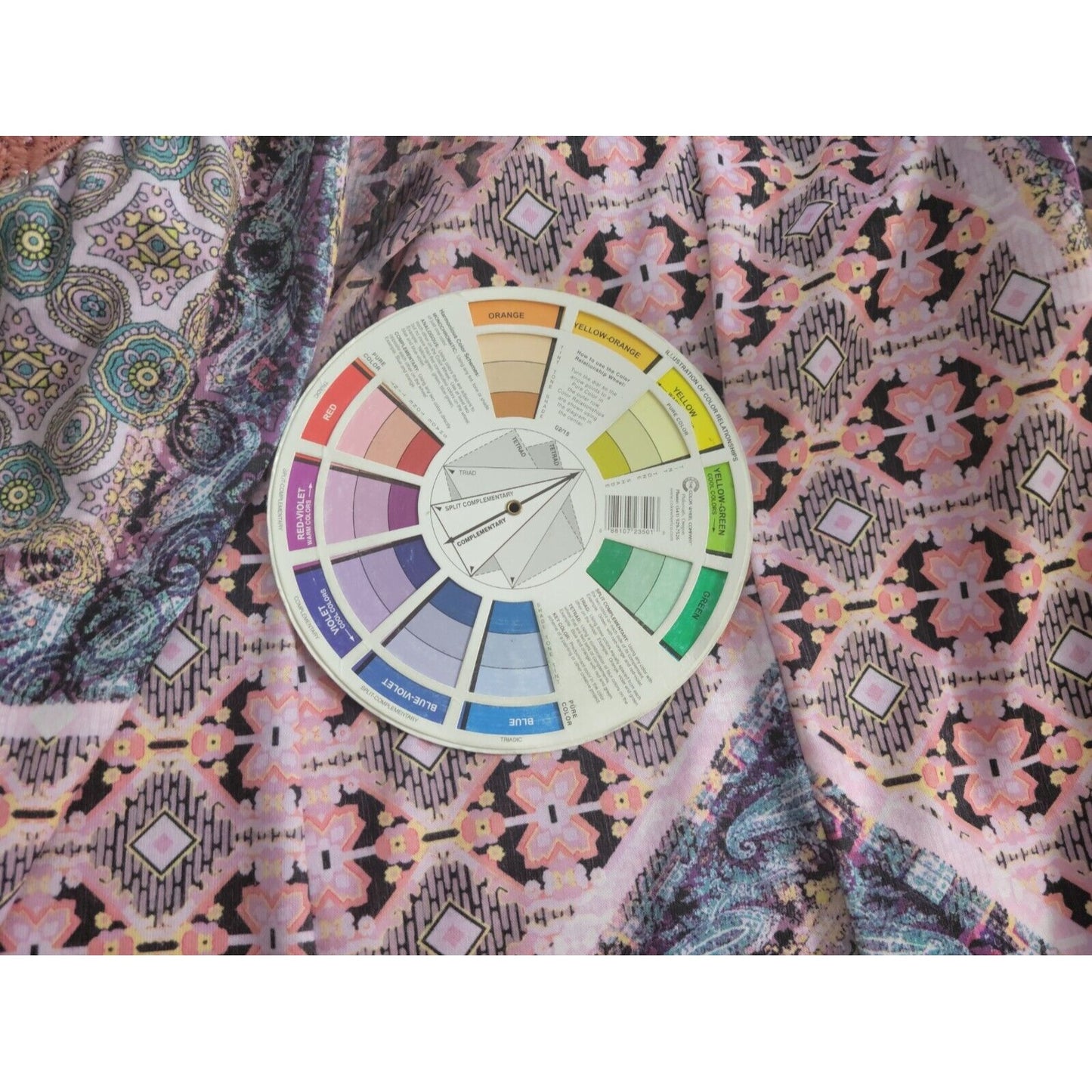 Energe World Wear Womens Top 1X Plus Sheer Flutter Sleeve Studded Crochet Pink