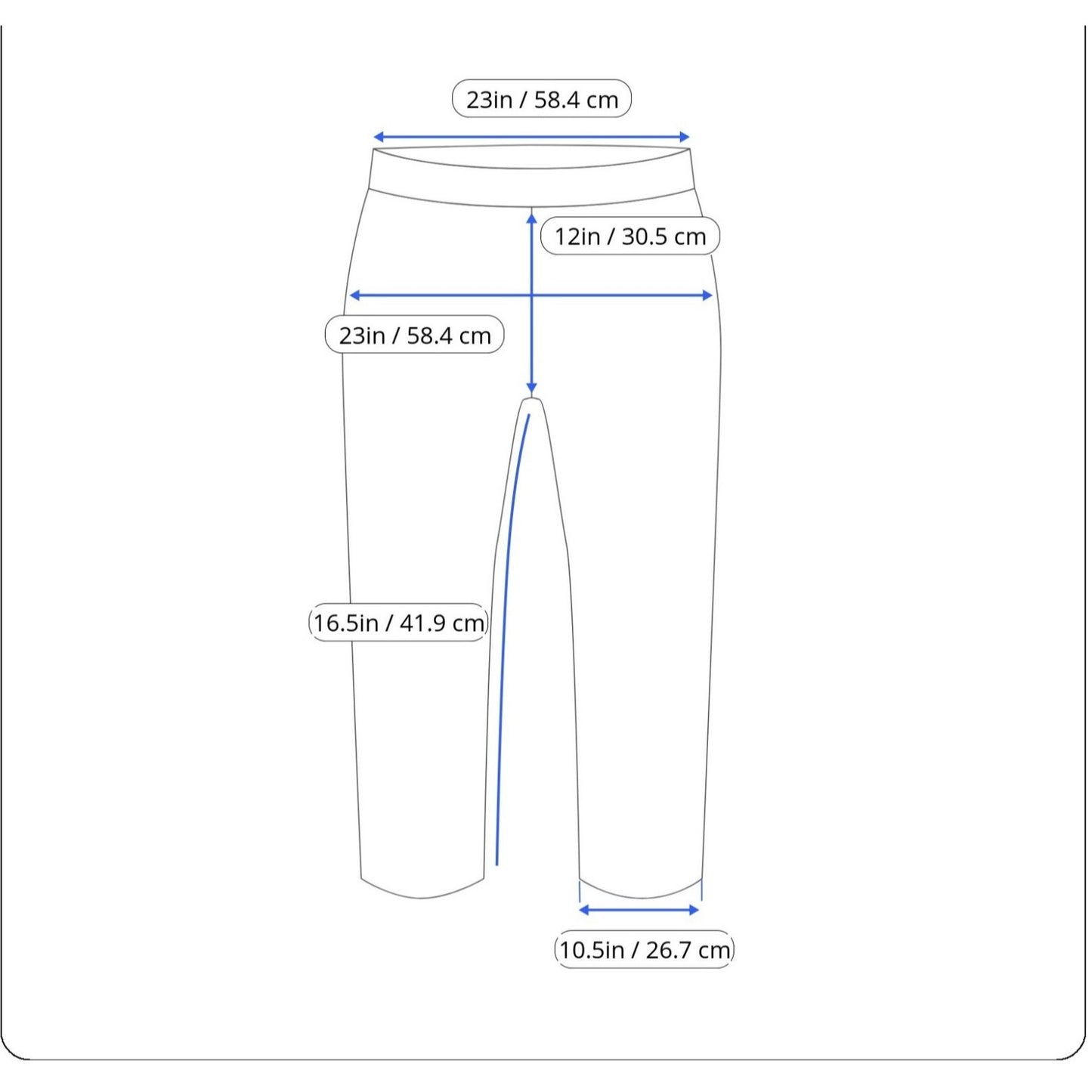 Cato Womens Pants 24W Plus Capri Blue Green Cotton Blend Zip Fly Comfy Tied Hems