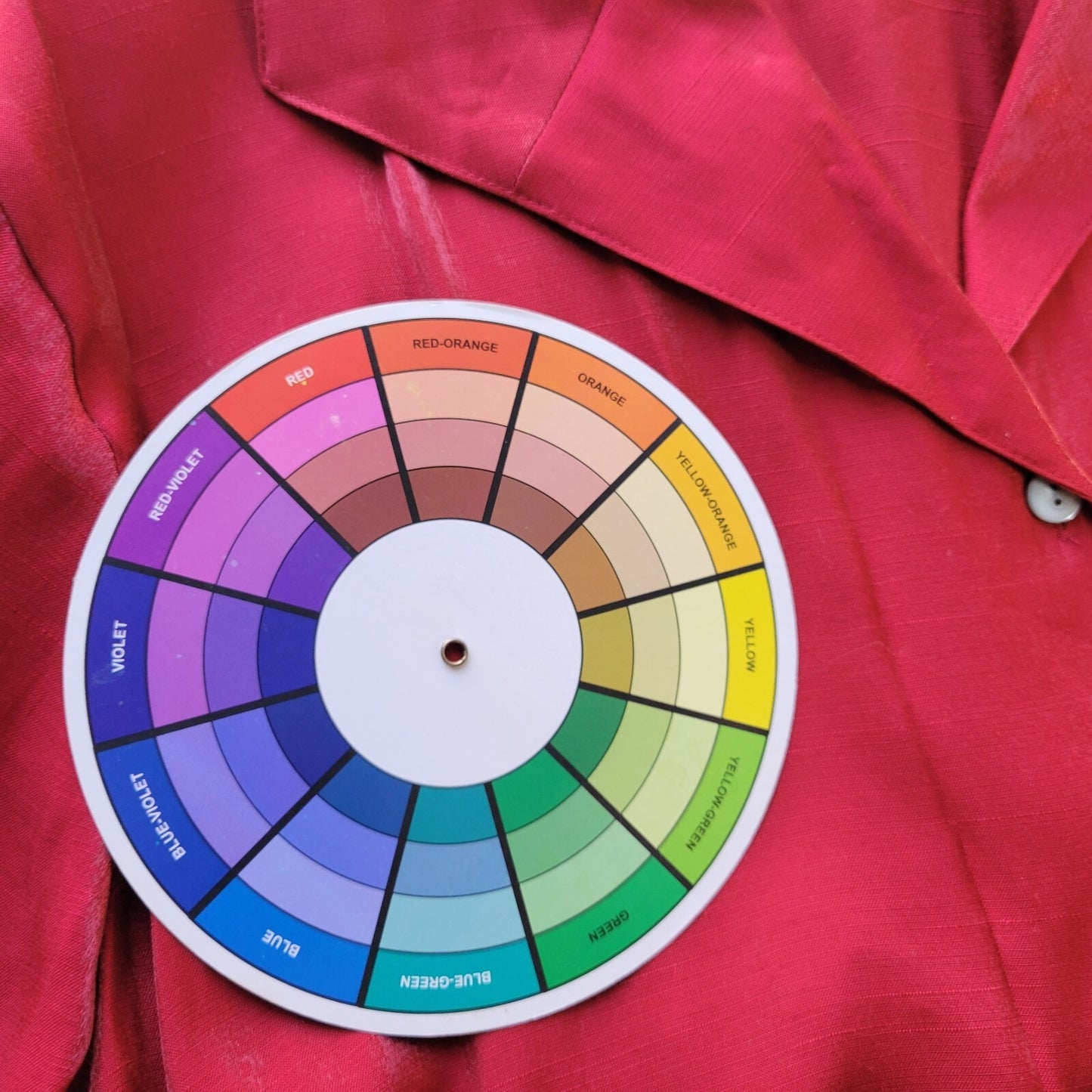 Notations Womens Extra Large Long Sleeve Red Rayon Polyester Office Holiday