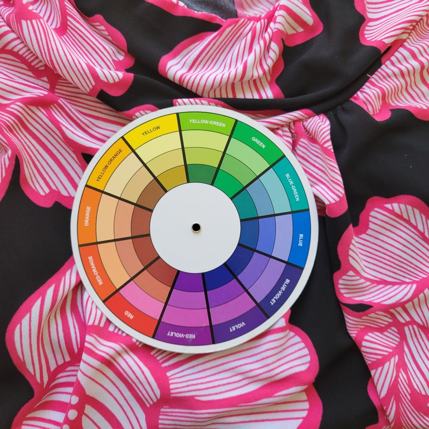 Rafaella Womens Top Extra Large XL Tee Pink Floral Draped Neck Poly Blend Casual