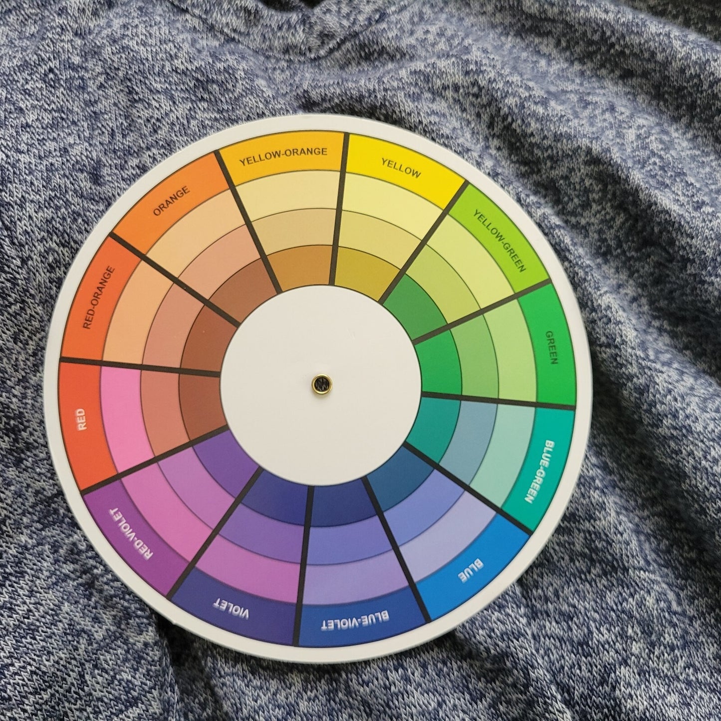 Thyme Honey Women Top 3X Plus Knit Blue Heather Lightweight Keyhole Soft Comfy