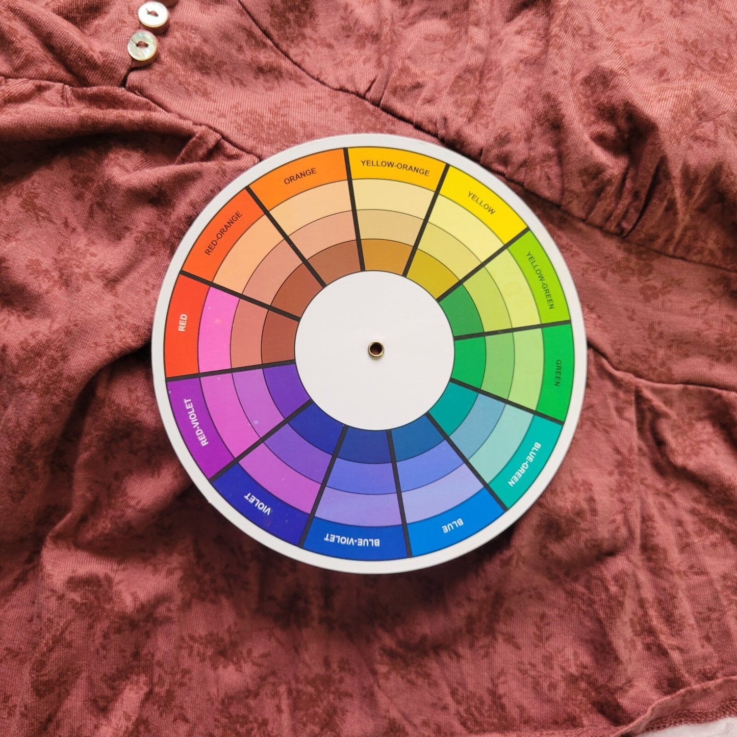 Mason Belle Womens Top XXL Baby Doll Cap Sleeve Brown Lightweight Quarter Button