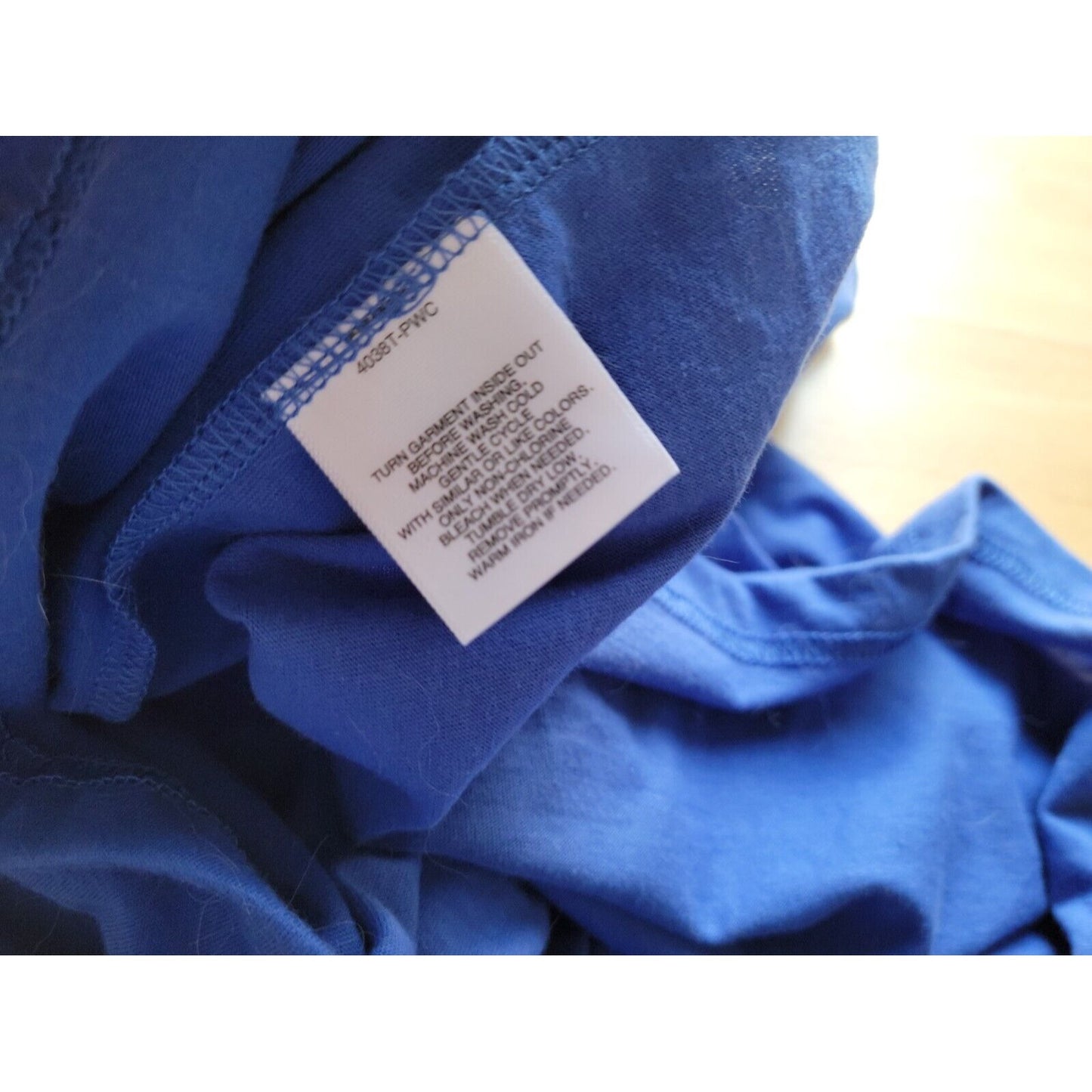 Basic Editions Womens Top 2X Tank Blue Grommets Cotton Bend Basic Casual