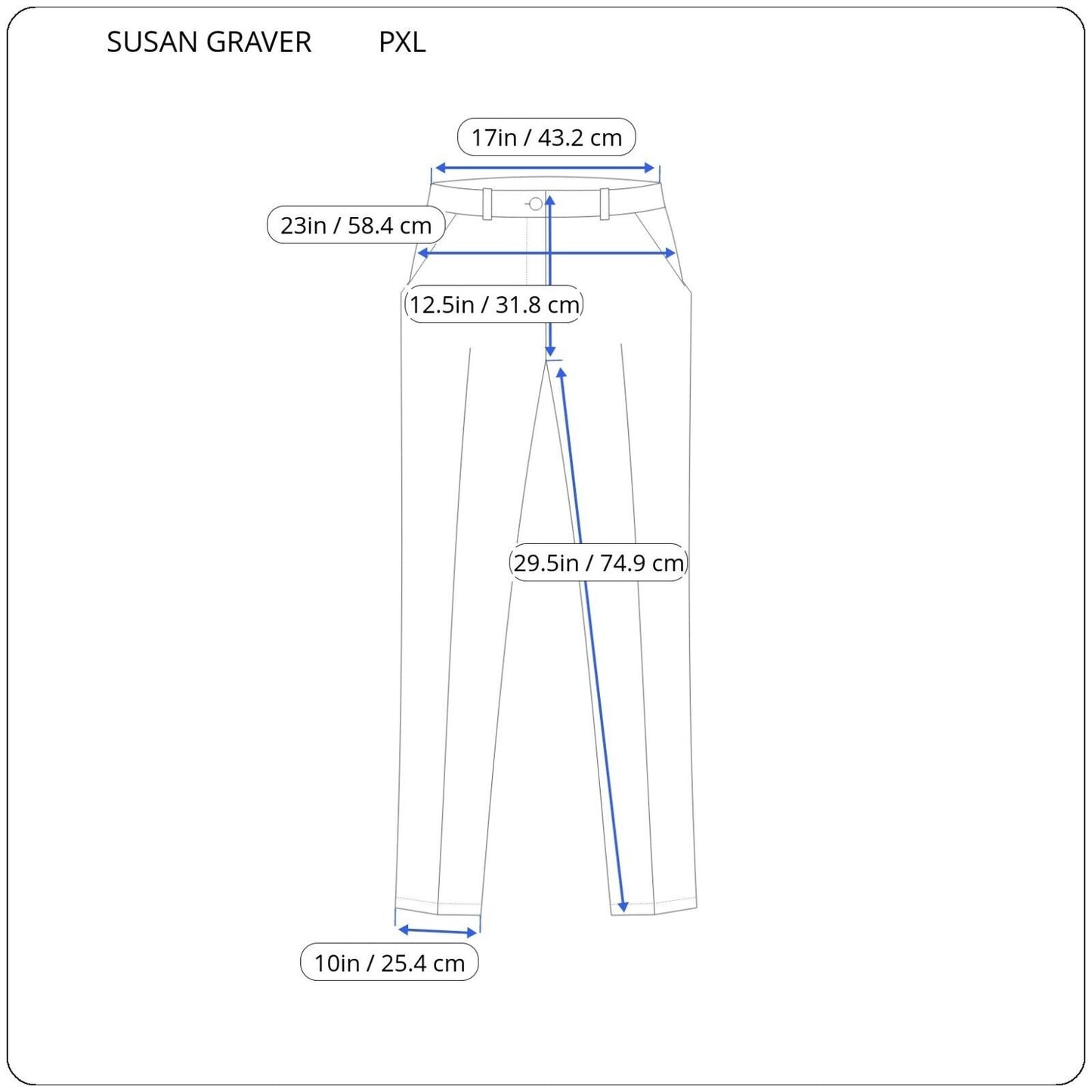 Susan Graver Style QVC Womens Pants PXL Office Black Zip Fly Comfort Waist New