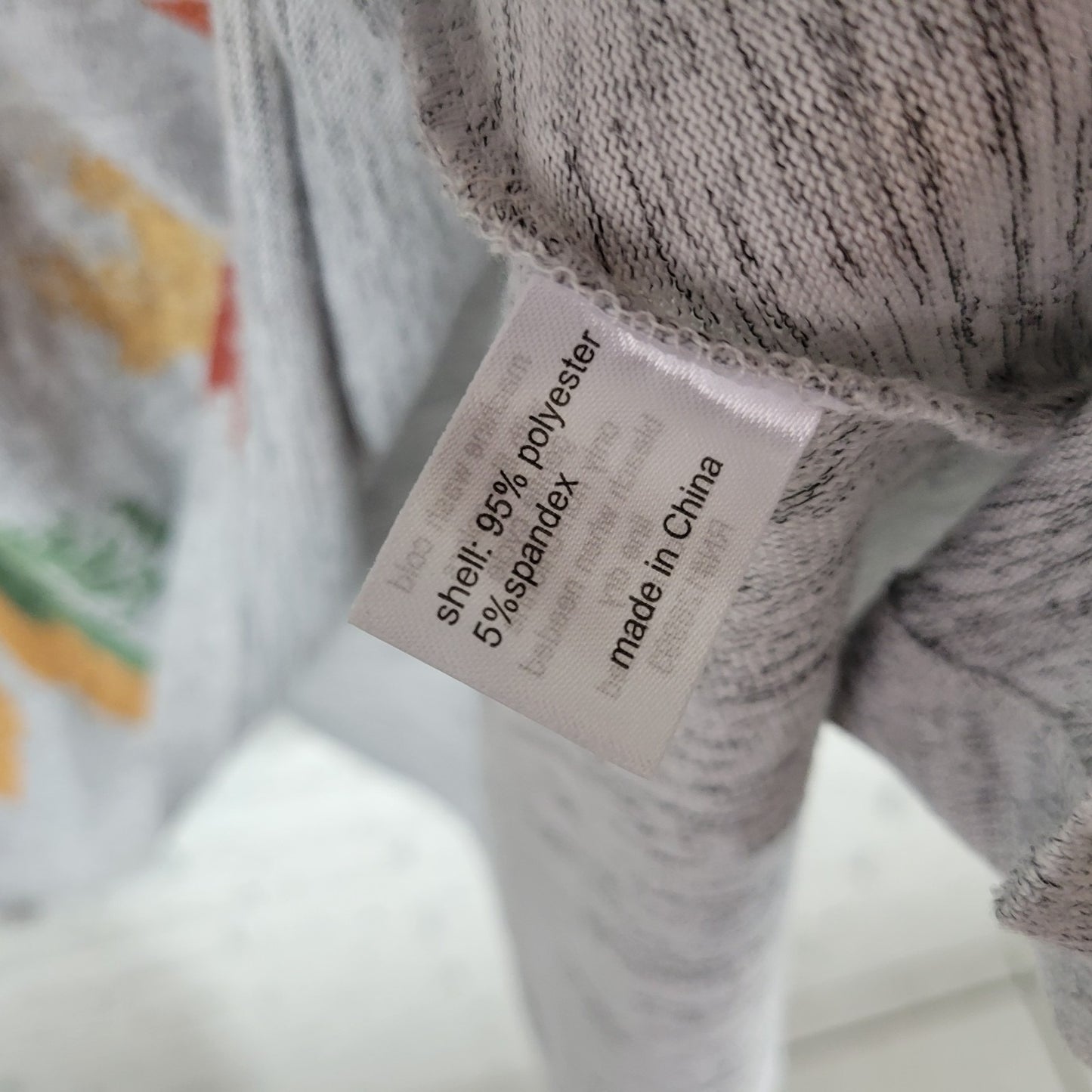 Astrologie Womens Top XL Autumn Leaves Gray Asymmetric Rhinestones Soft Comfy