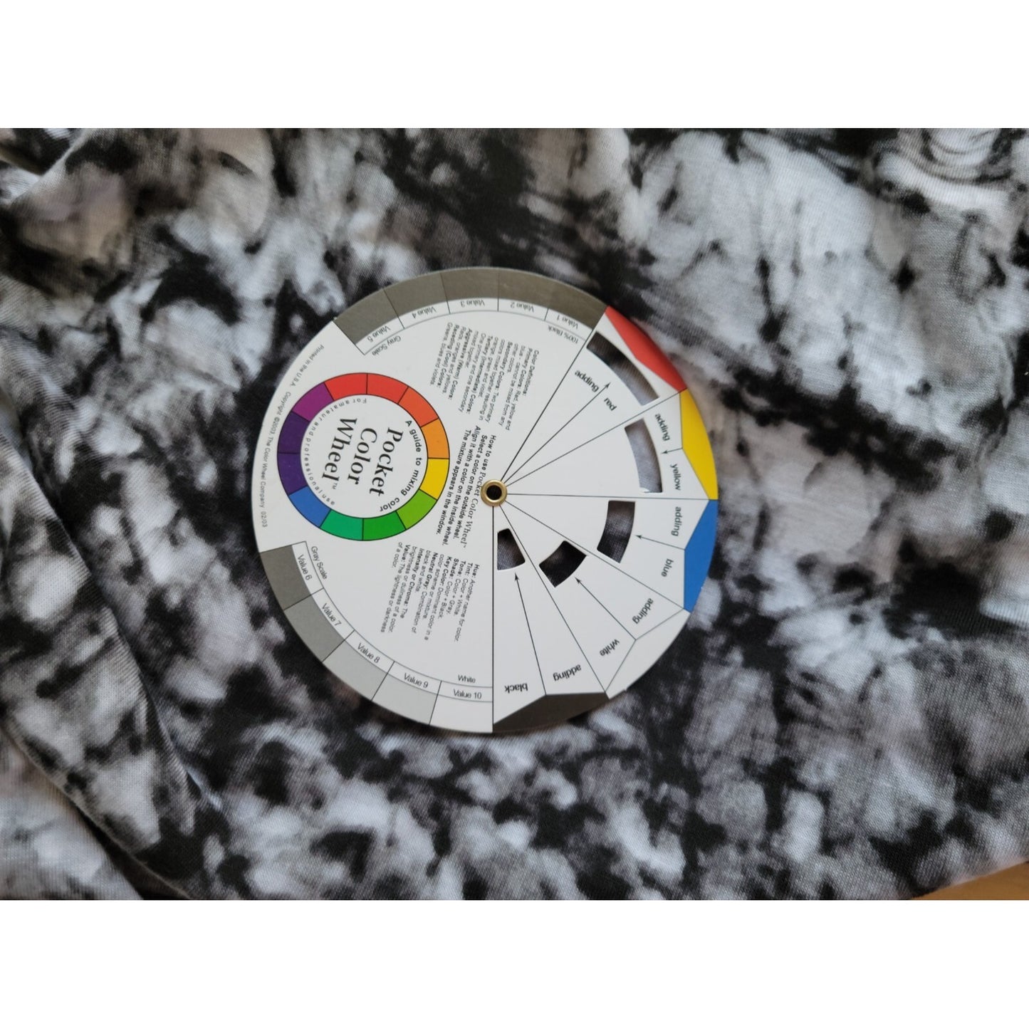 Terra Sky Women Top 2X Plus Pullover Roll Tab Sleeve Black Tie Dye Asymmetric