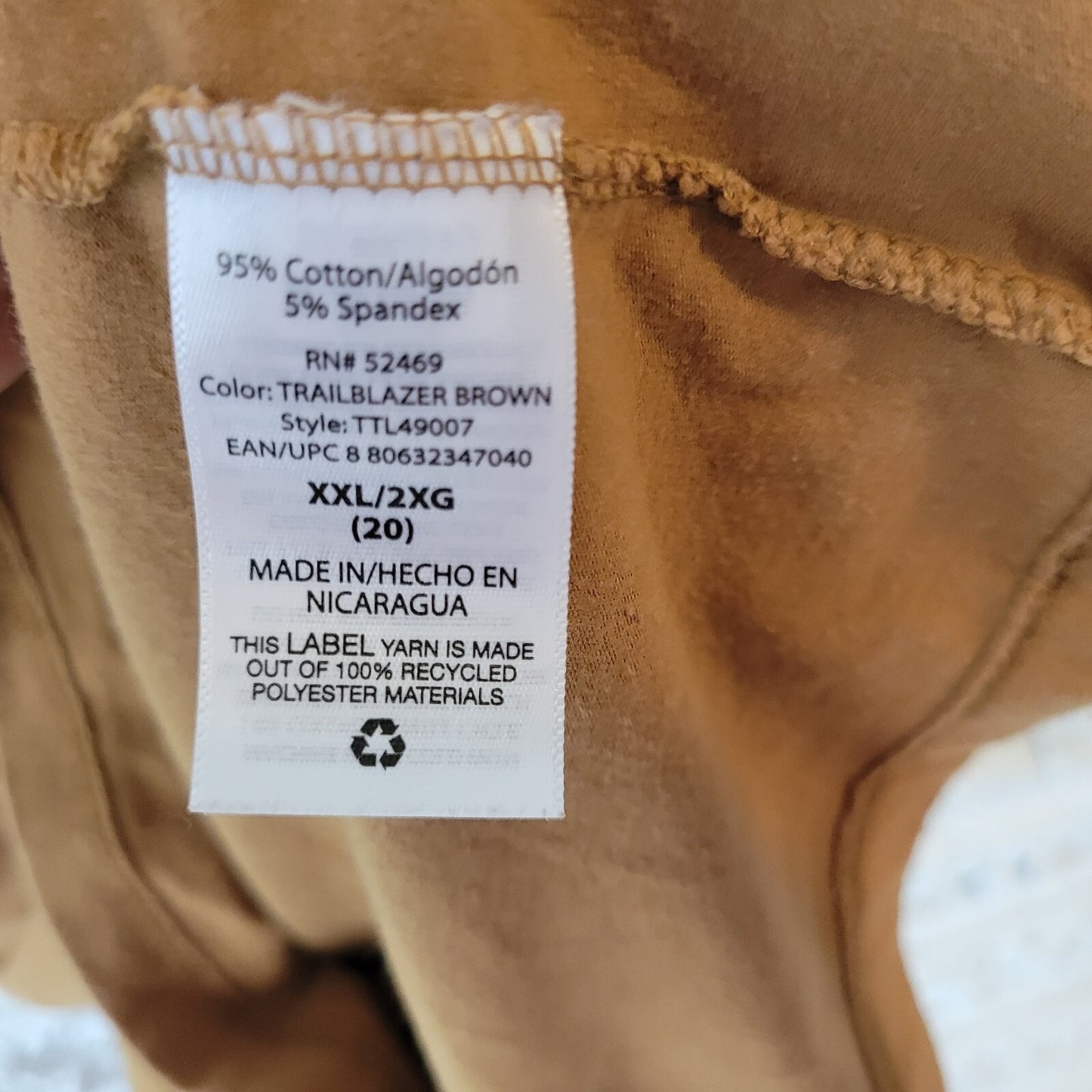 Time Tru Womens Top XXL 20 Plus Camisole Spaghetti Straps Comfy Brown