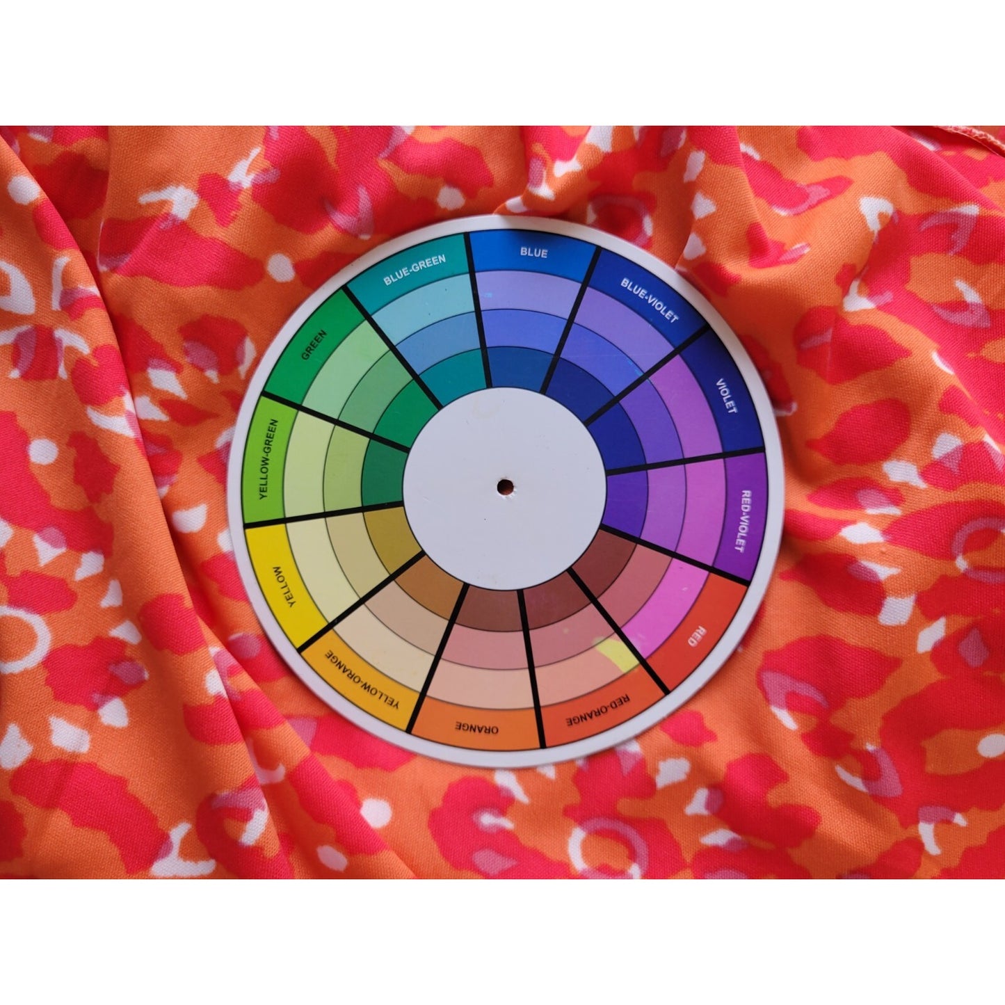 Avenue Womens Top 26 28 Plus Swing Wide Strap Orange Watercolor Lightweight