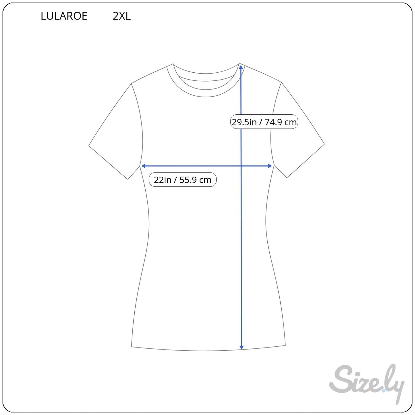 Lularoe Womens Top 2XL Plus Tee Cat Kitten Short Sleeve Polyester Blend Green