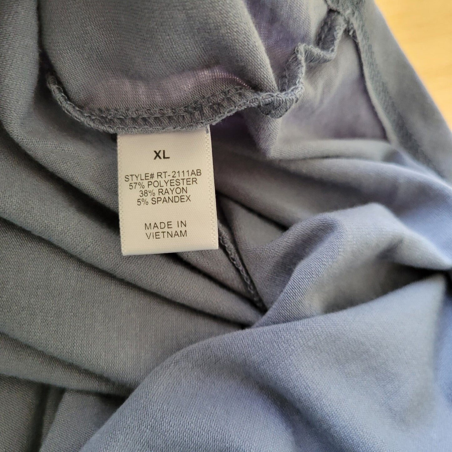 Zenana Premium Womens Top XL Cardigan Blue Button Up Poly Blend Casual Tied Hem