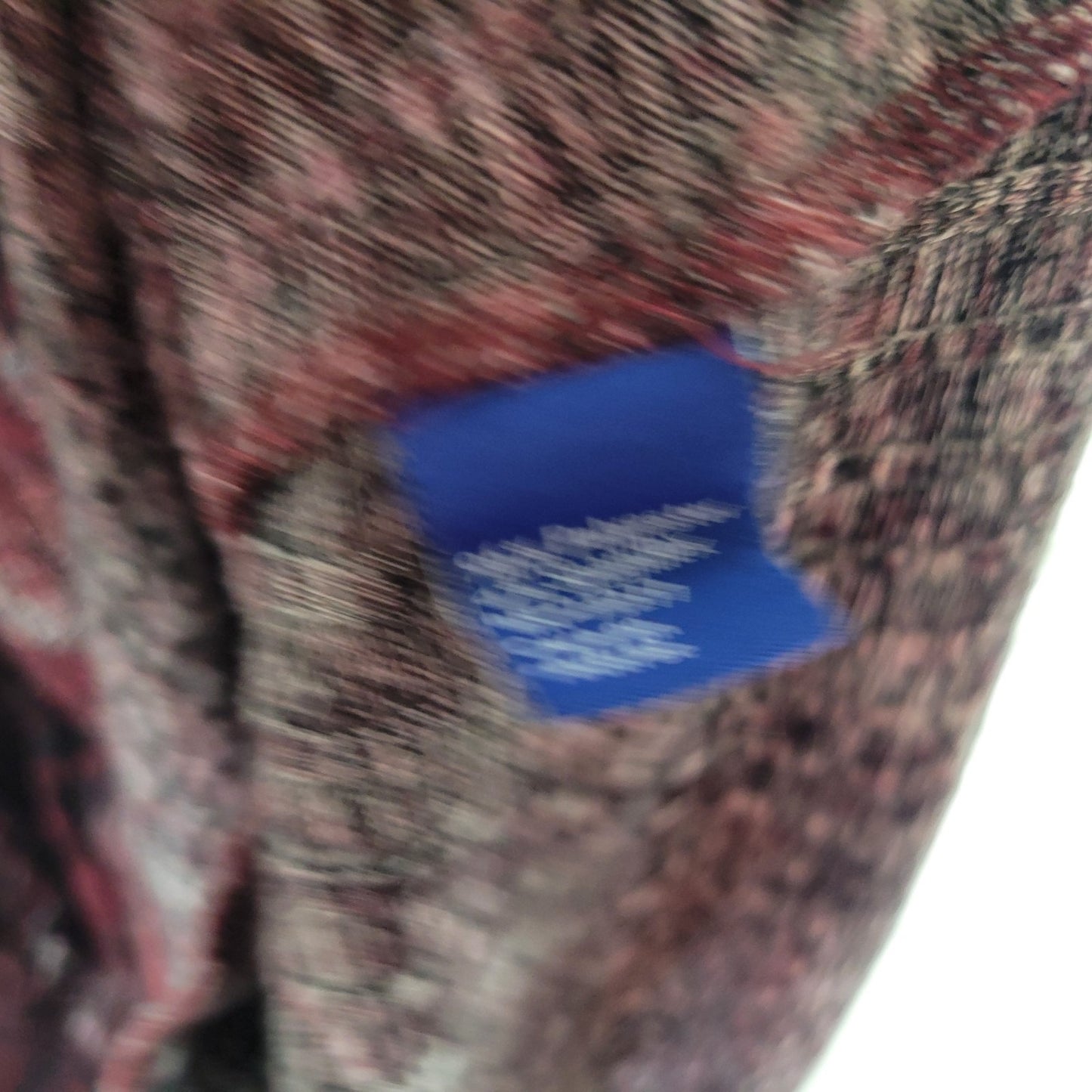 Apt 9 Womens Dress XL Mini Sweater Burgundy Paisley Poly Blend Soft Pockets