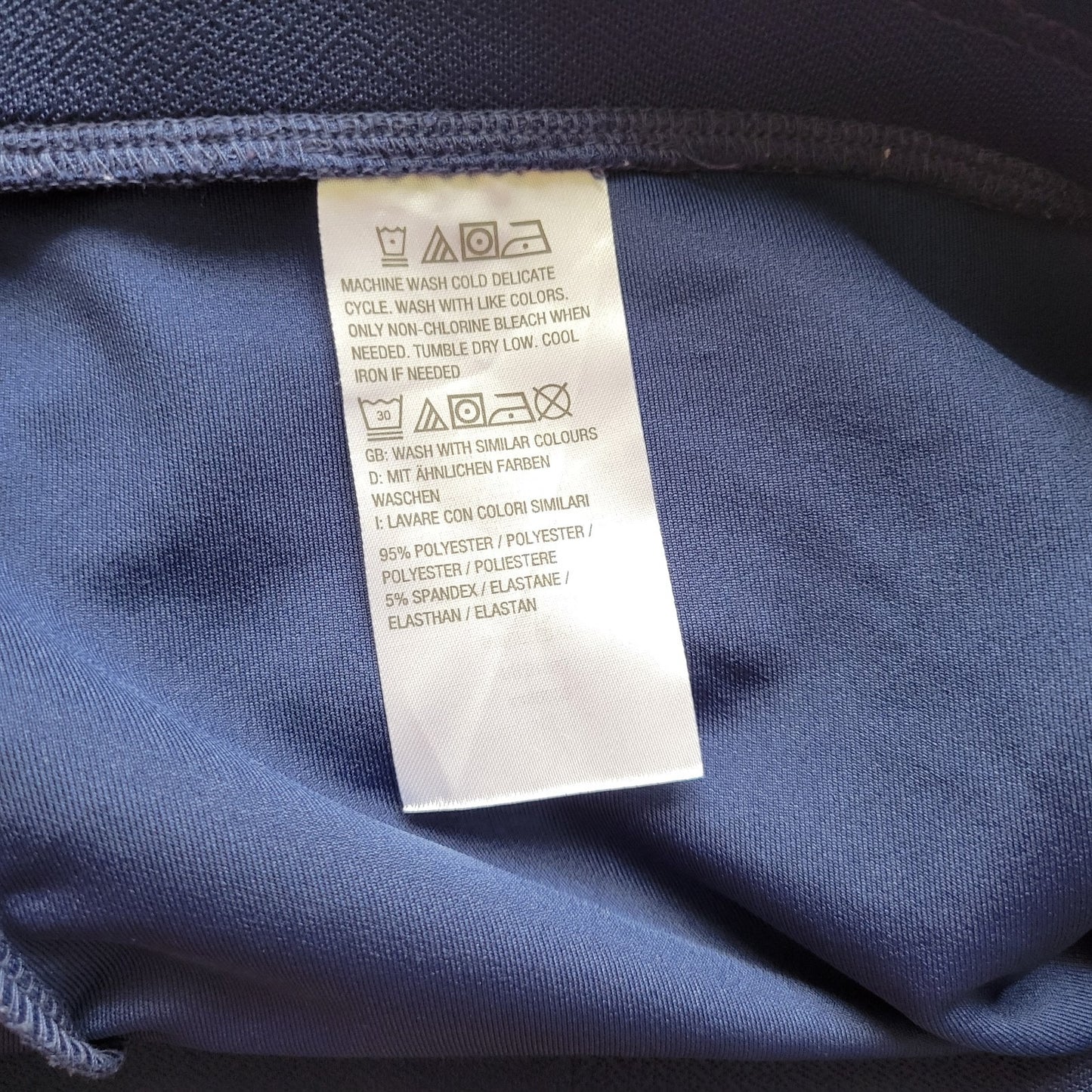 Isaac Mizrahi Live QVC Womens Skirt 3XP Mini Flare Blue Poly Blend Comfy Casual