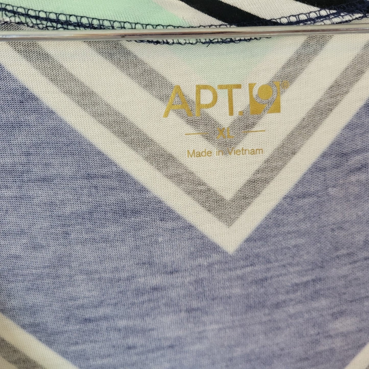 Apt. 9 XL Blue Pink Floral Sleeveless Maxi Dress Rayon Spandex Stretch Casual