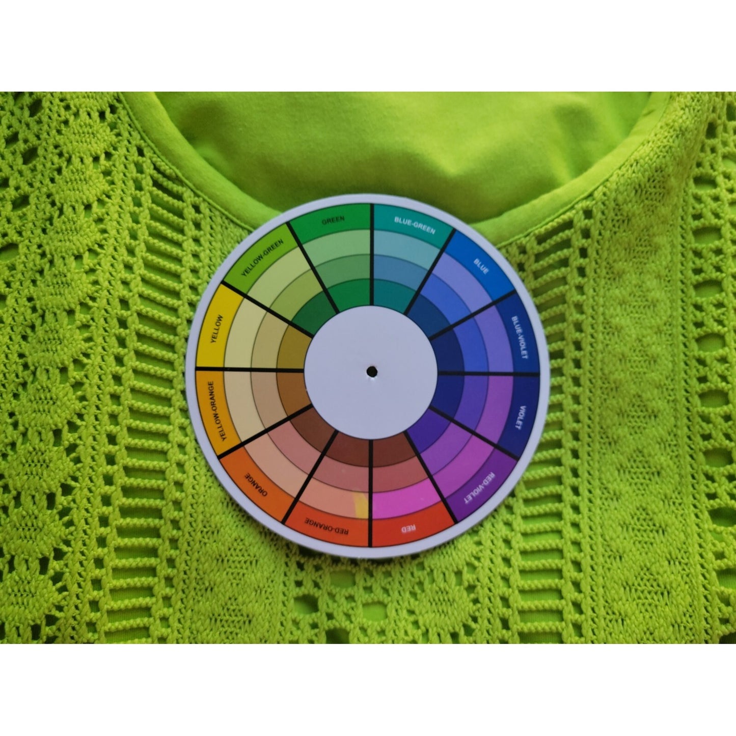 Rafaella Womens Top Extra Large XL Tank Green Crochet Poly Blend Lined Casual