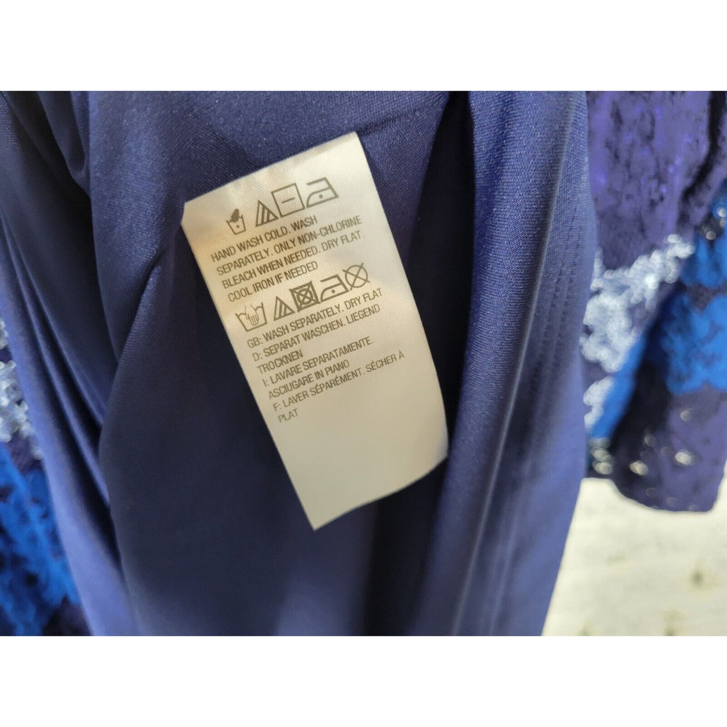 Isaac Mizrahi Live QVC Womens Dress 3X 3/4 Sleeve Blue Lace Floral Lined Career