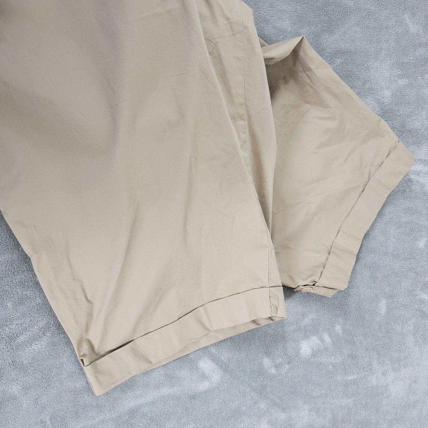 Liz Me Womens Pants 26W Plus Capri Skimmer Beige Zip Fly Cuffed Comfy Casual