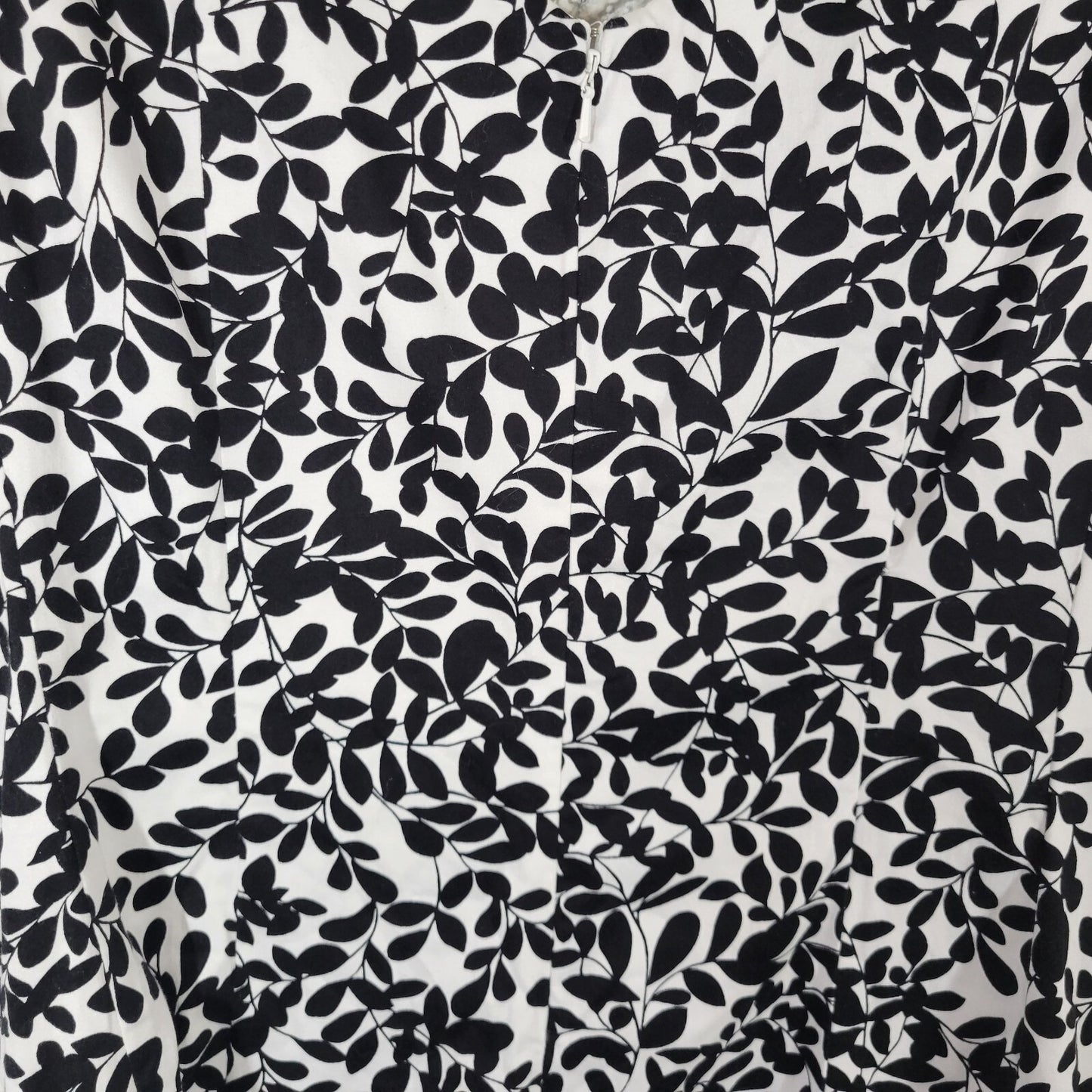 Jones Wear Women Dress 18 Plus Sleeveless Mini Fit Flare Black Floral Casual Zip