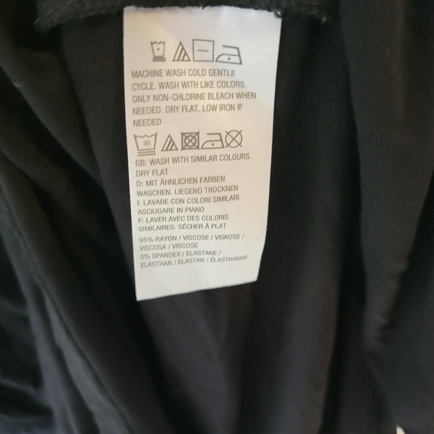 Lisa Rinna QVC Womens Dress Extra Large XL Mini Long Sleeve Lightweight Black