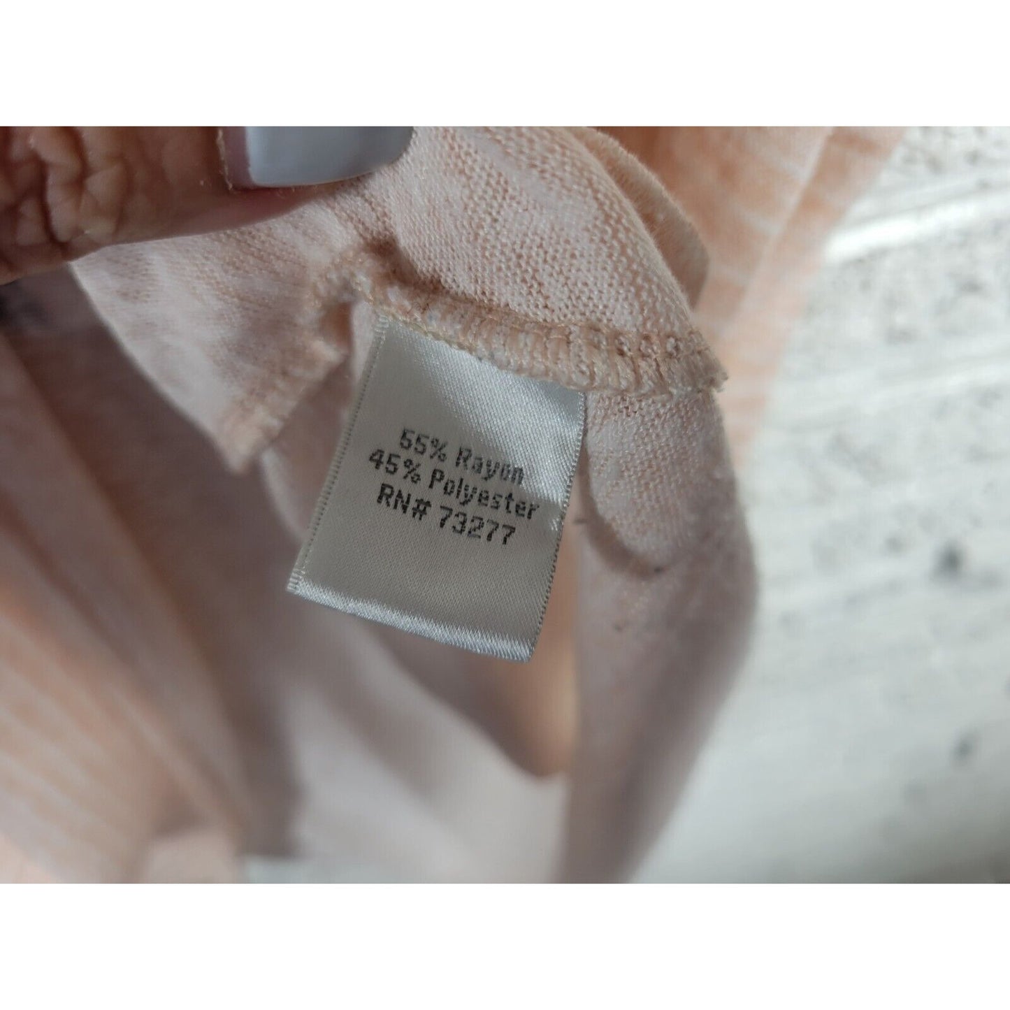 Disney I Love Mickey Women Top Extra Large XL Tee Knit Cap Sleeve Stripe Sheer