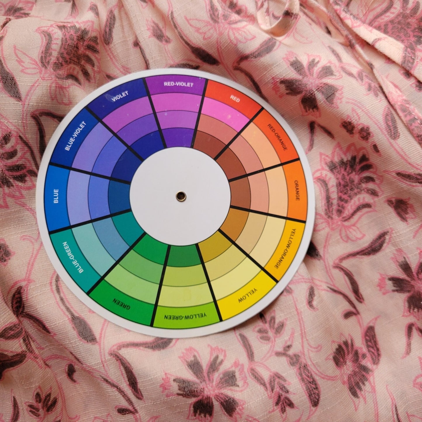 Como Vintage Womens Top XXL Plus Long Sleeve Pink Floral Keyhole Lightweight